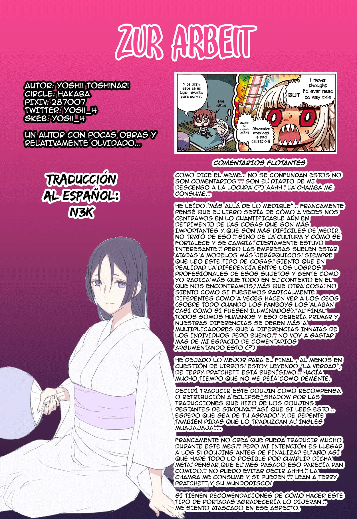 Zur Arbeit (Fate/Grand Order) [Spanish capítulo 1 página 19