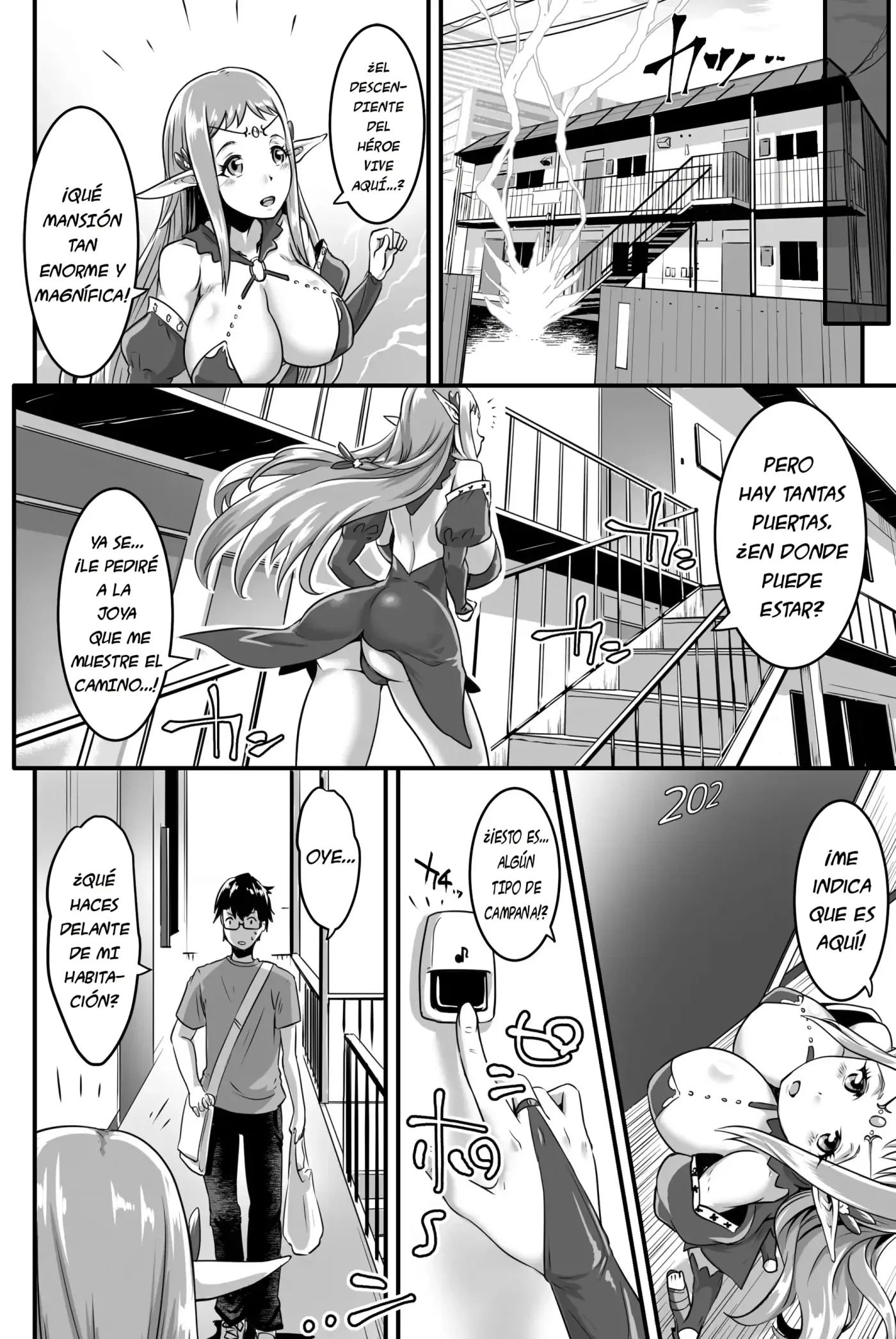 Kyonyuu Elf Hime Sofina ga Kita|Al Fin Ha llegado Sofina La Princesa Elfa De Pechos ¡¡Grandes!! capítulo 1 página 4