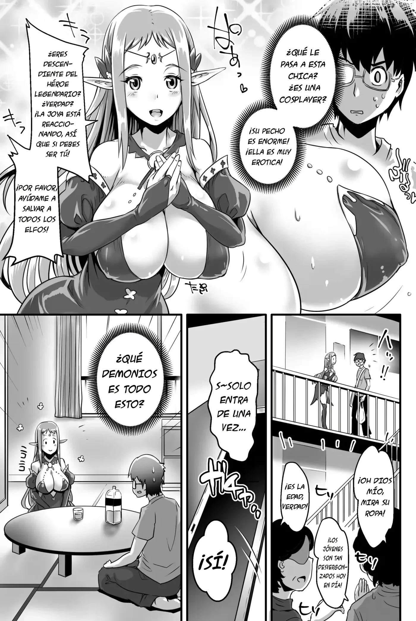 Kyonyuu Elf Hime Sofina ga Kita|Al Fin Ha llegado Sofina La Princesa Elfa De Pechos ¡¡Grandes!! capítulo 1 página 5