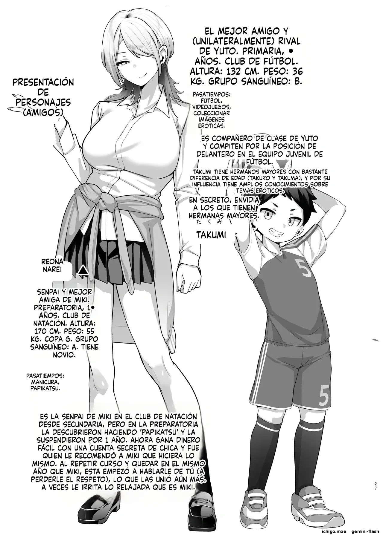 if Boku to Gasatsu na Onee no Seiyoku Shori Seikatsu ~Onee-chan wa Dare no Mono! Hen (Spanish) MTL capítulo 1 página 27