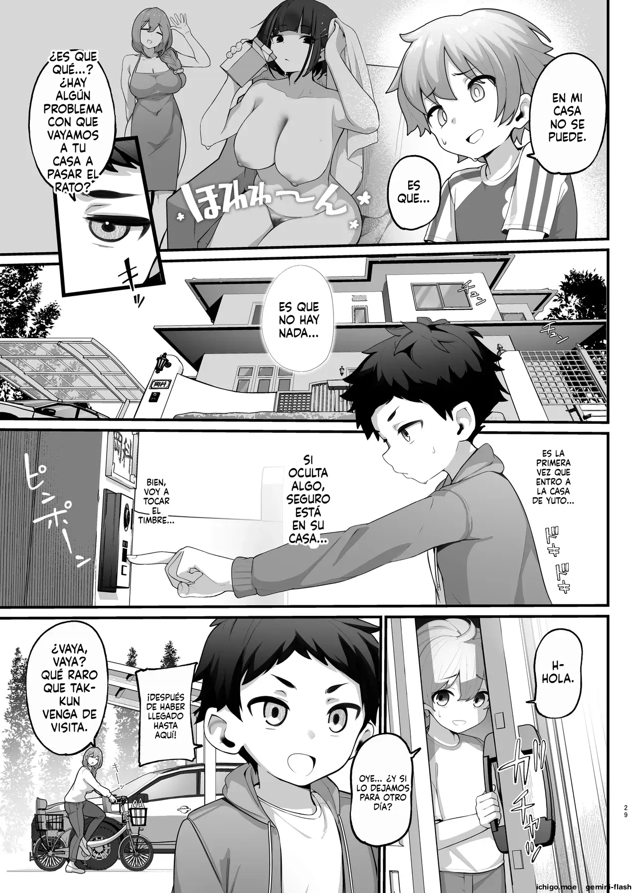 if Boku to Gasatsu na Onee no Seiyoku Shori Seikatsu ~Onee-chan wa Dare no Mono! Hen (Spanish) MTL capítulo 1 página 29