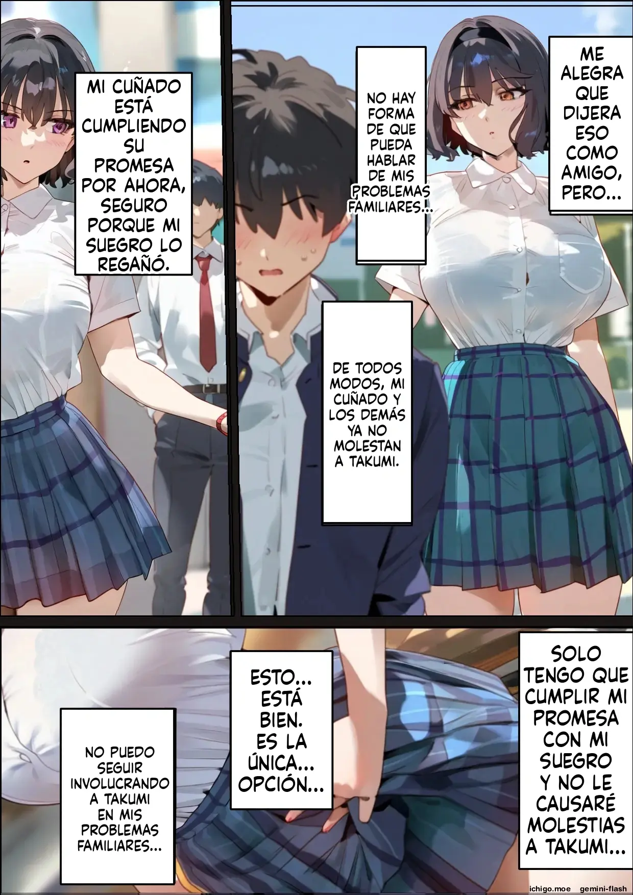 Takuran Meiichi Tanetsuke gifusankeno giri imoutonisare netorareta osananajimi (Spanish) MTL capítulo 1 página 46