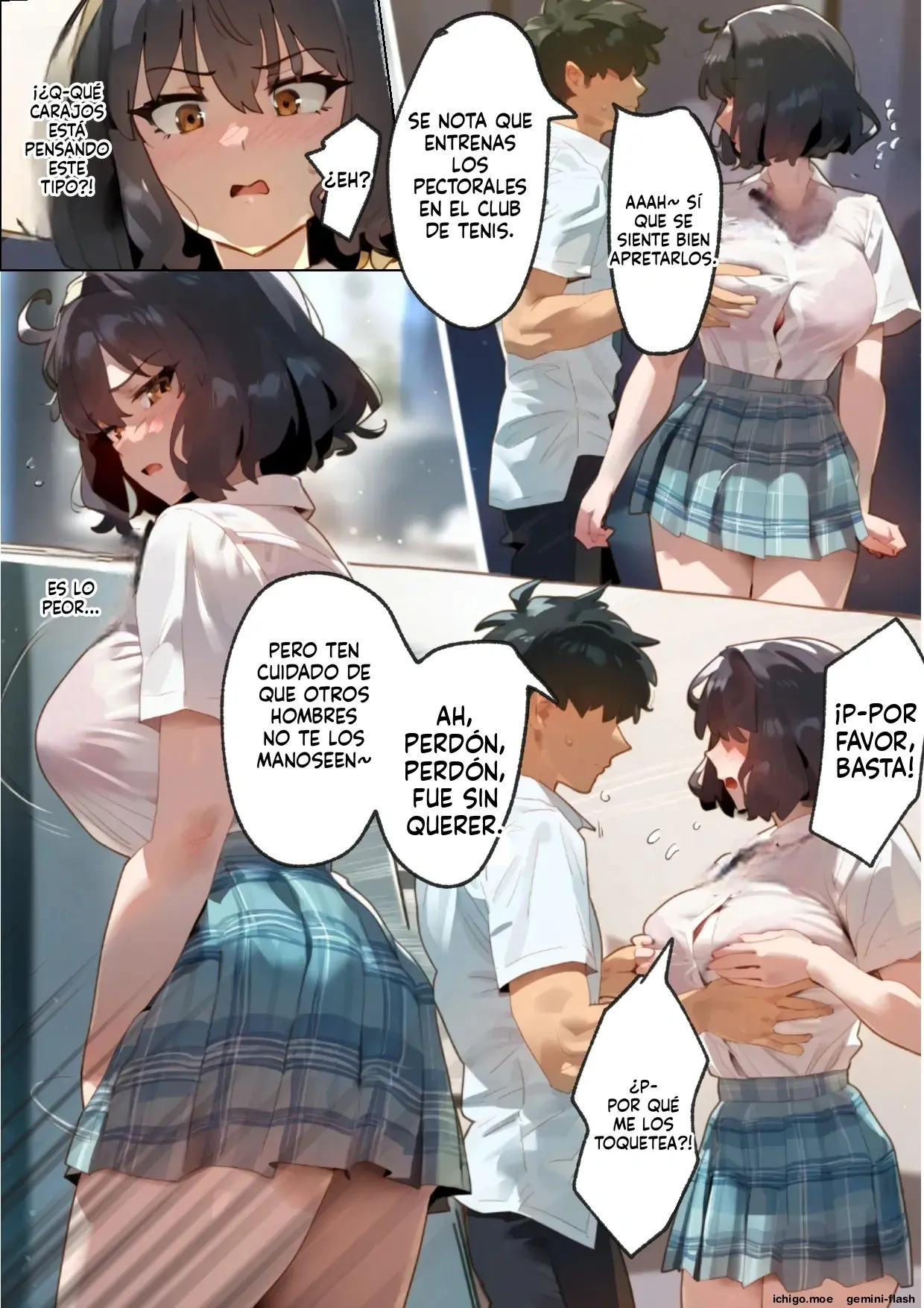 Takuran Meiichi Tanetsuke gifusankeno giri imoutonisare netorareta osananajimi (Spanish) MTL capítulo 1 página 111