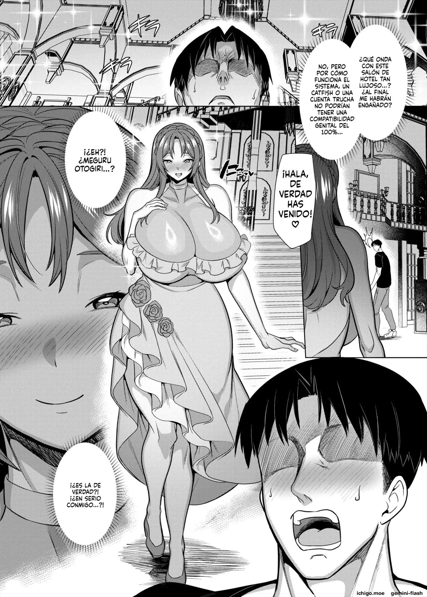 Seiki Matching Appli de Deatta Karada no Aishou dake wa Saikou no Onna 1 (Spanish) MTL capítulo 1 página 14