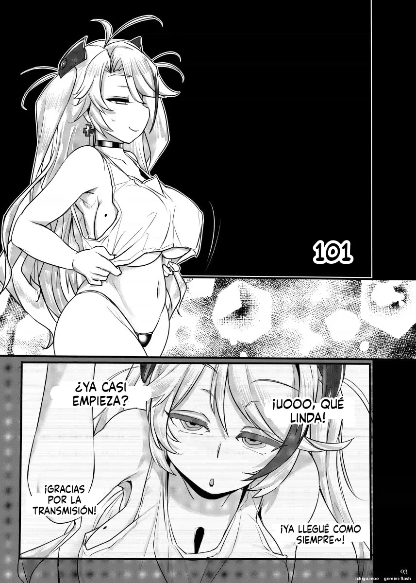 POV pert babe, Prinz Eugen Juujun Musume Hamedori Jikkyou (Spanish) MTL capítulo 1 página 2