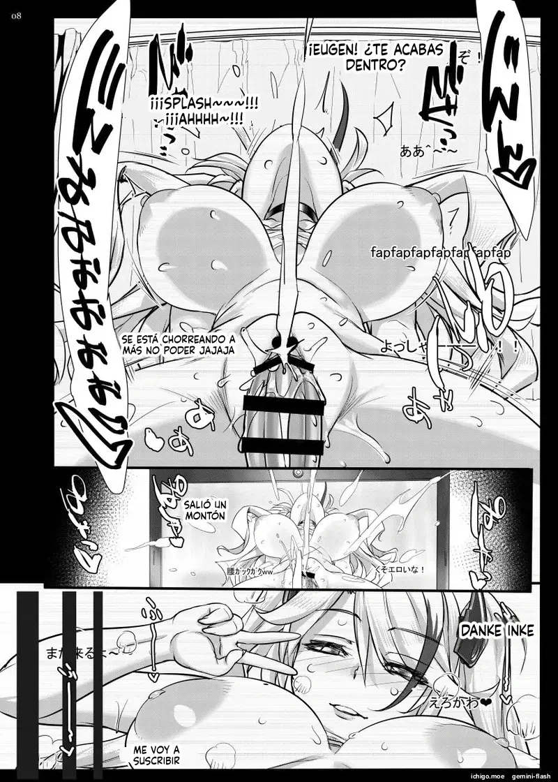 POV pert babe, Prinz Eugen Juujun Musume Hamedori Jikkyou (Spanish) MTL capítulo 1 página 7