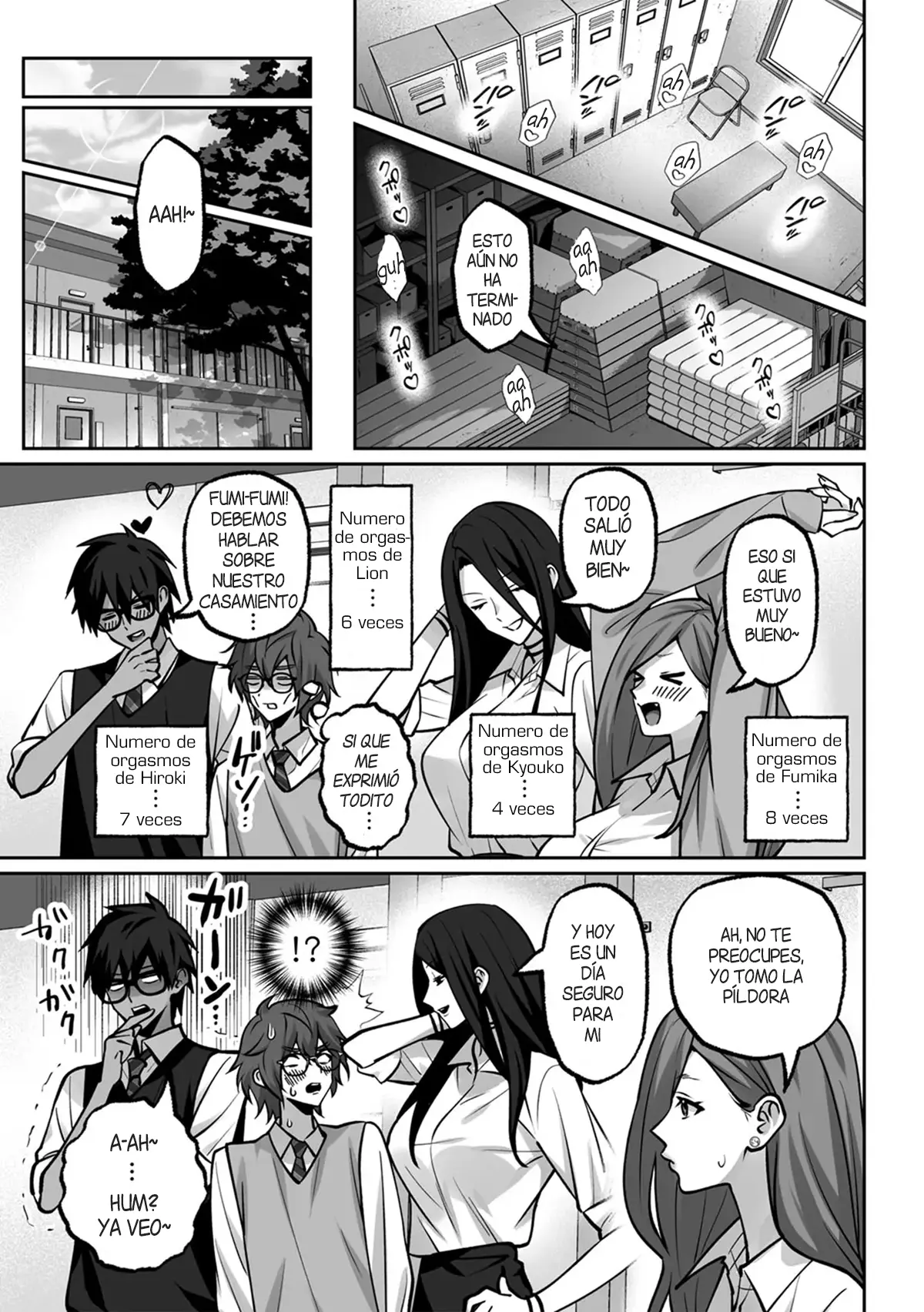 Love Gal Trinity! ~Batsu Game kara Hajimaru Suki Suki Sex~ Chap.3 | Trio de Gals Enamoradas! ~Sexo amoroso que empezo como juego de castigo~ capítulo 1 página 24