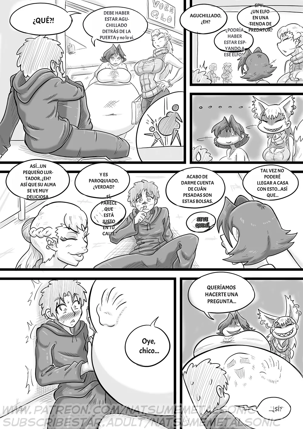 Predator´s Fashion week [natsumemetalsonic] spanish capítulo 1 página 37