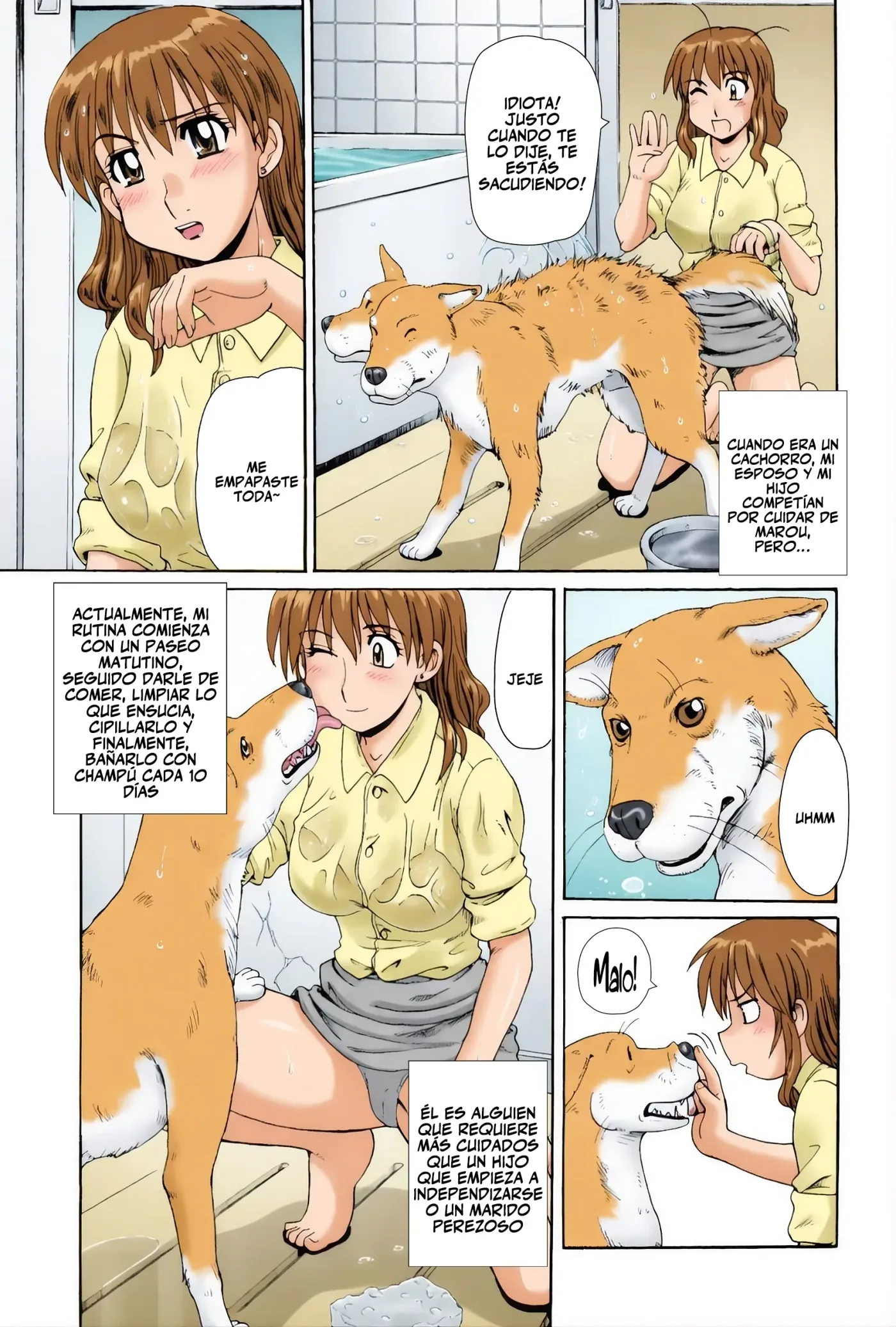 Wanko no Osewa - cuidando al perro capítulo 1 página 3