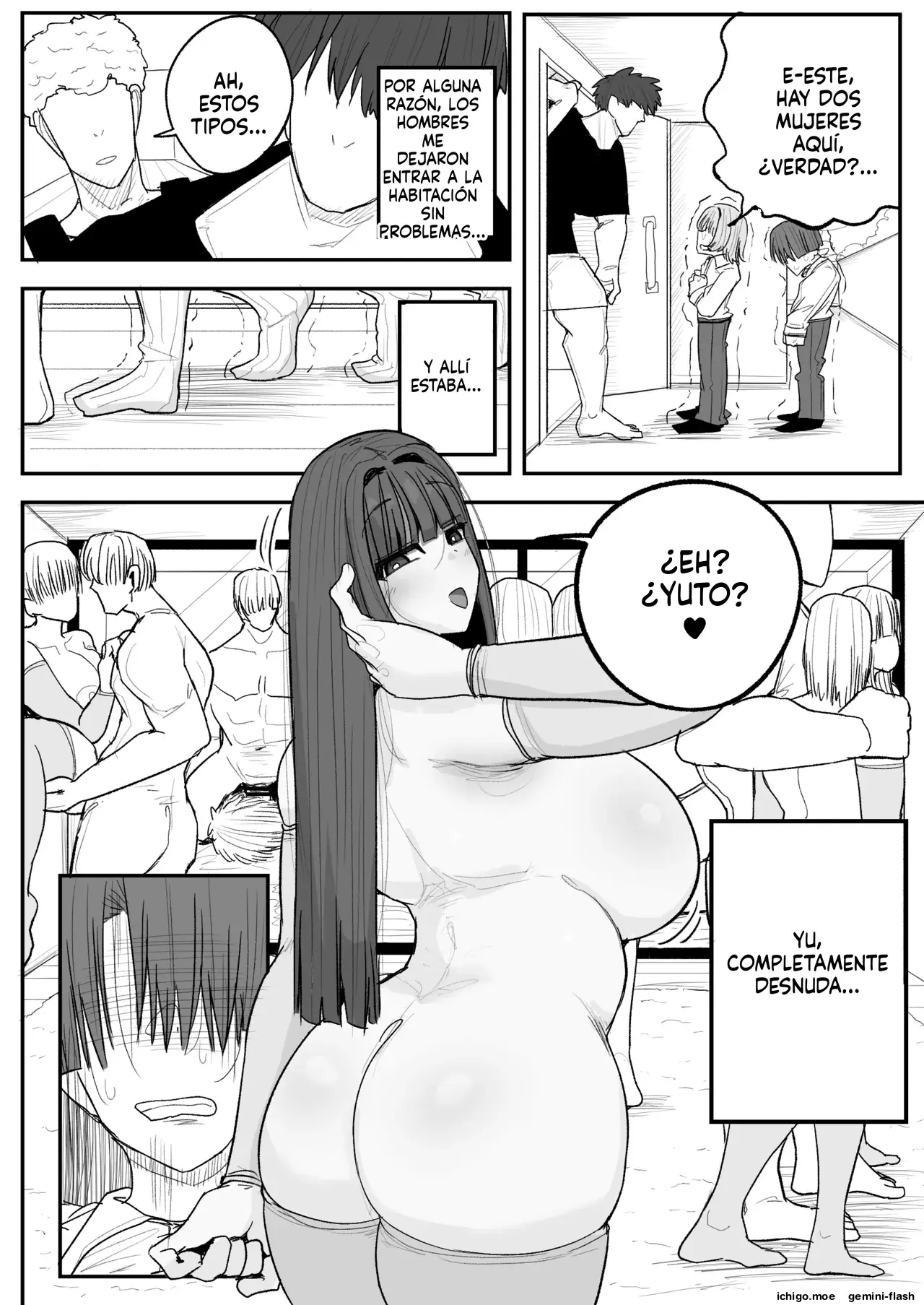 Boku no kanojo wa ue no kai no tsuyo osu ni bokobokoni sa rete NTR re chaimashita (Spanish) MTL capítulo 1 página 7