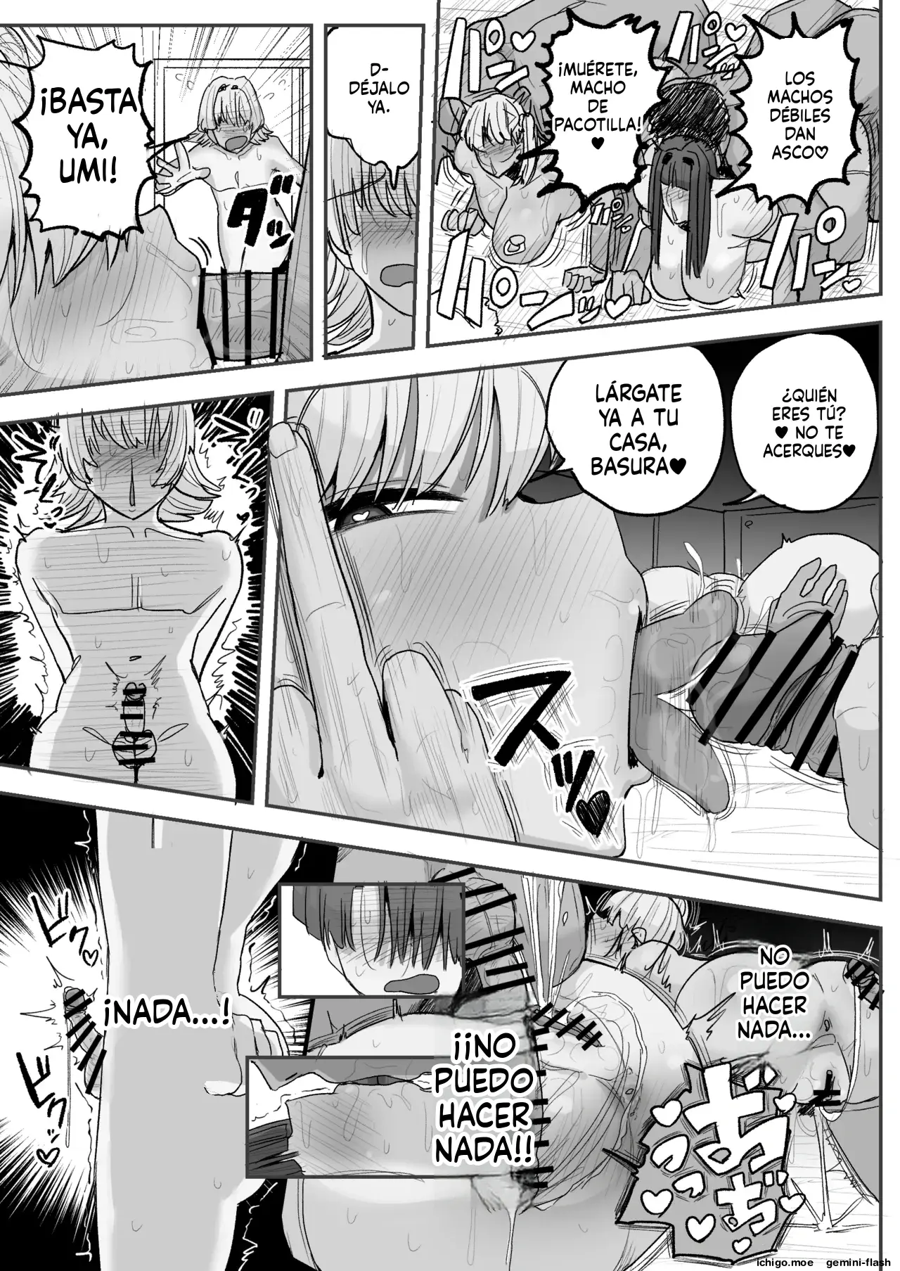 Boku no kanojo wa ue no kai no tsuyo osu ni bokobokoni sa rete NTR re chaimashita (Spanish) MTL capítulo 1 página 20
