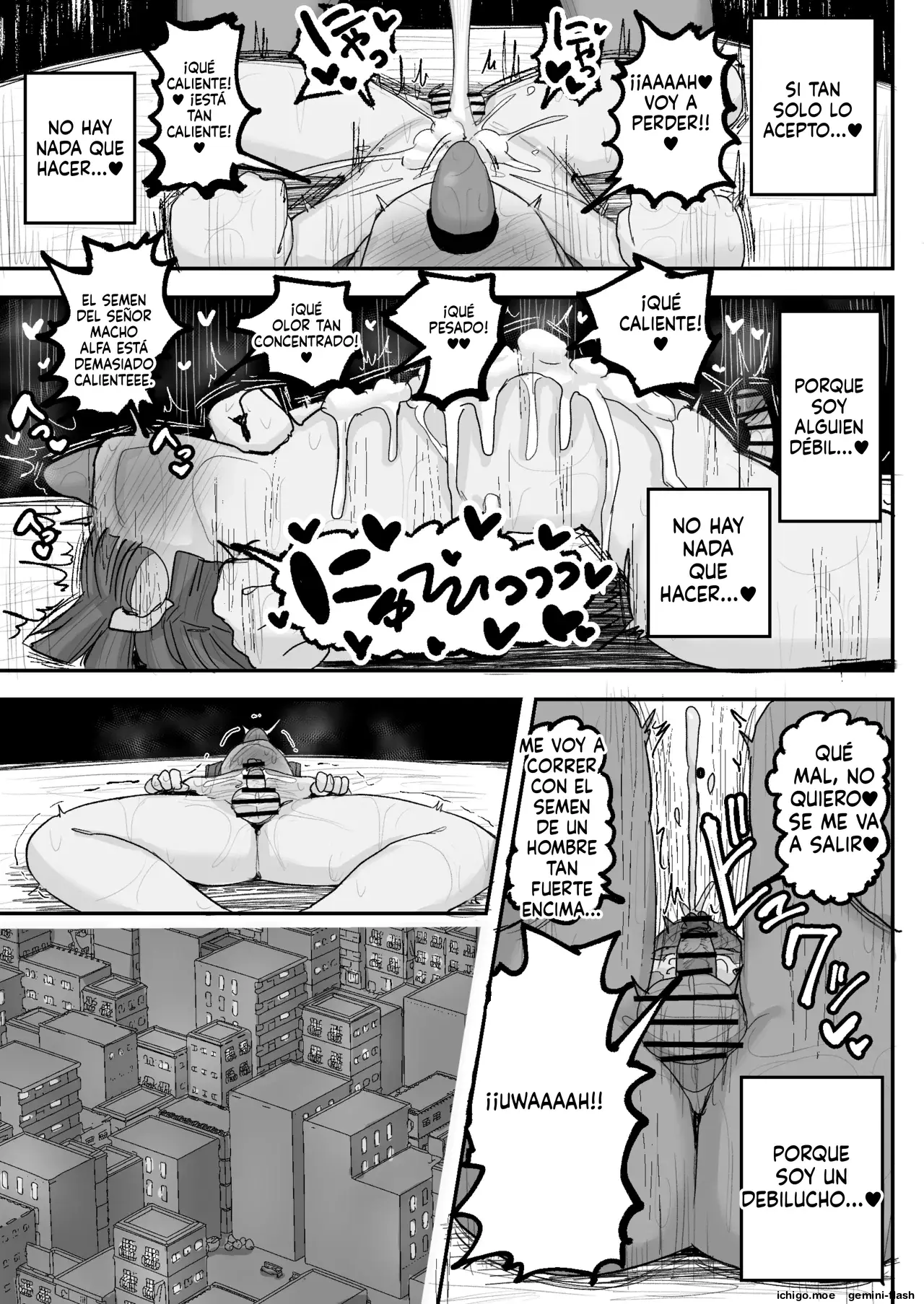 Boku no kanojo wa ue no kai no tsuyo osu ni bokobokoni sa rete NTR re chaimashita (Spanish) MTL capítulo 1 página 36