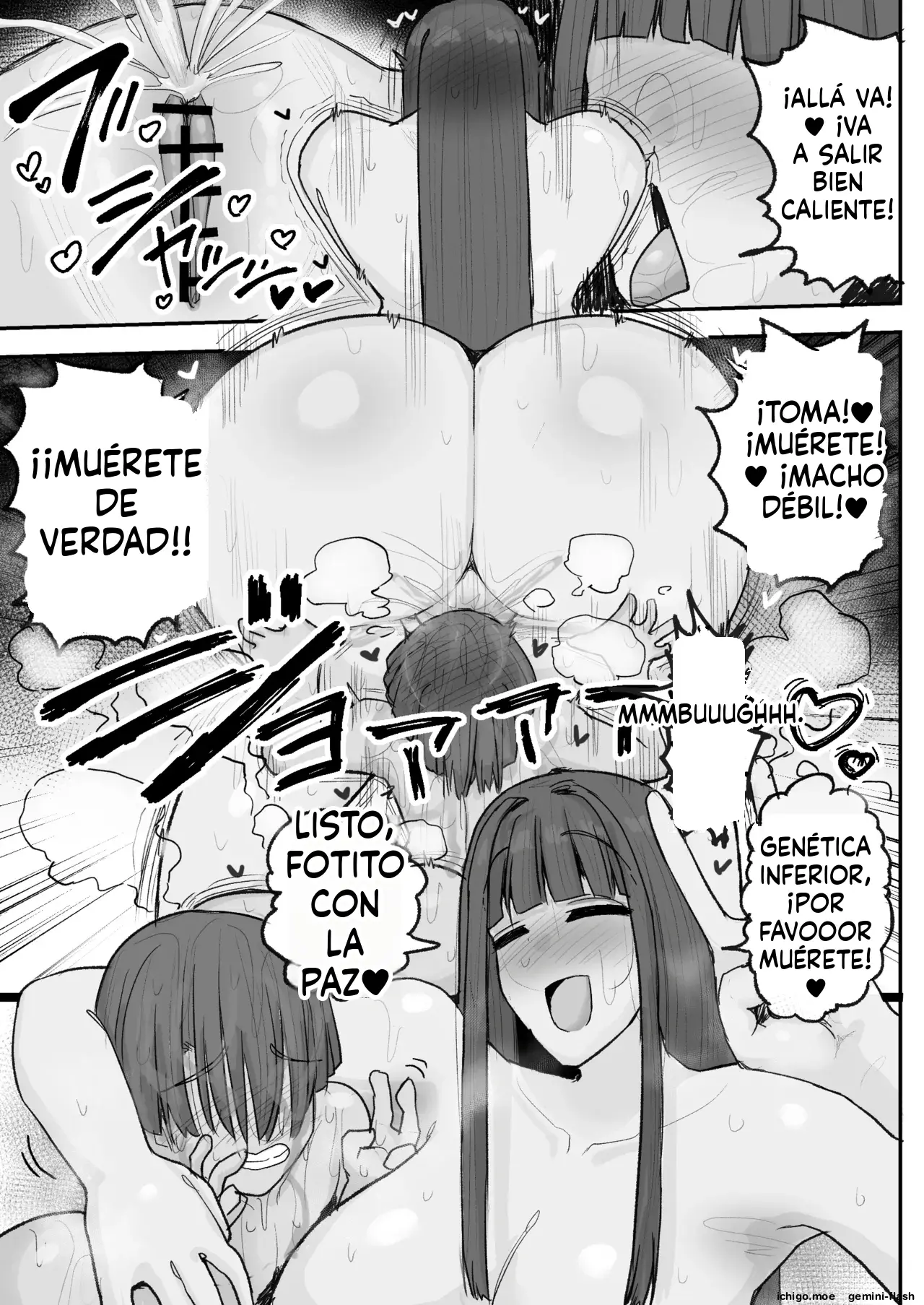 Boku no kanojo wa ue no kai no tsuyo osu ni bokobokoni sa rete NTR re chaimashita (Spanish) MTL capítulo 1 página 38
