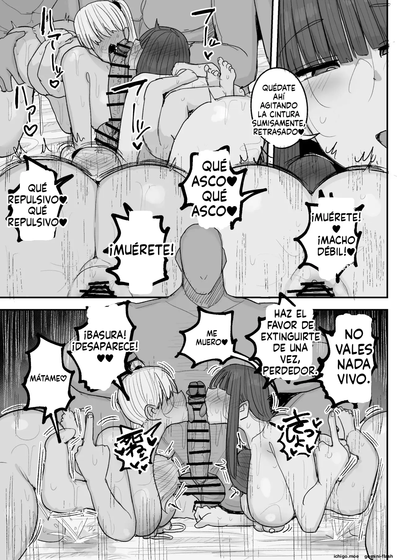 Boku no kanojo wa ue no kai no tsuyo osu ni bokobokoni sa rete NTR re chaimashita (Spanish) MTL capítulo 1 página 40