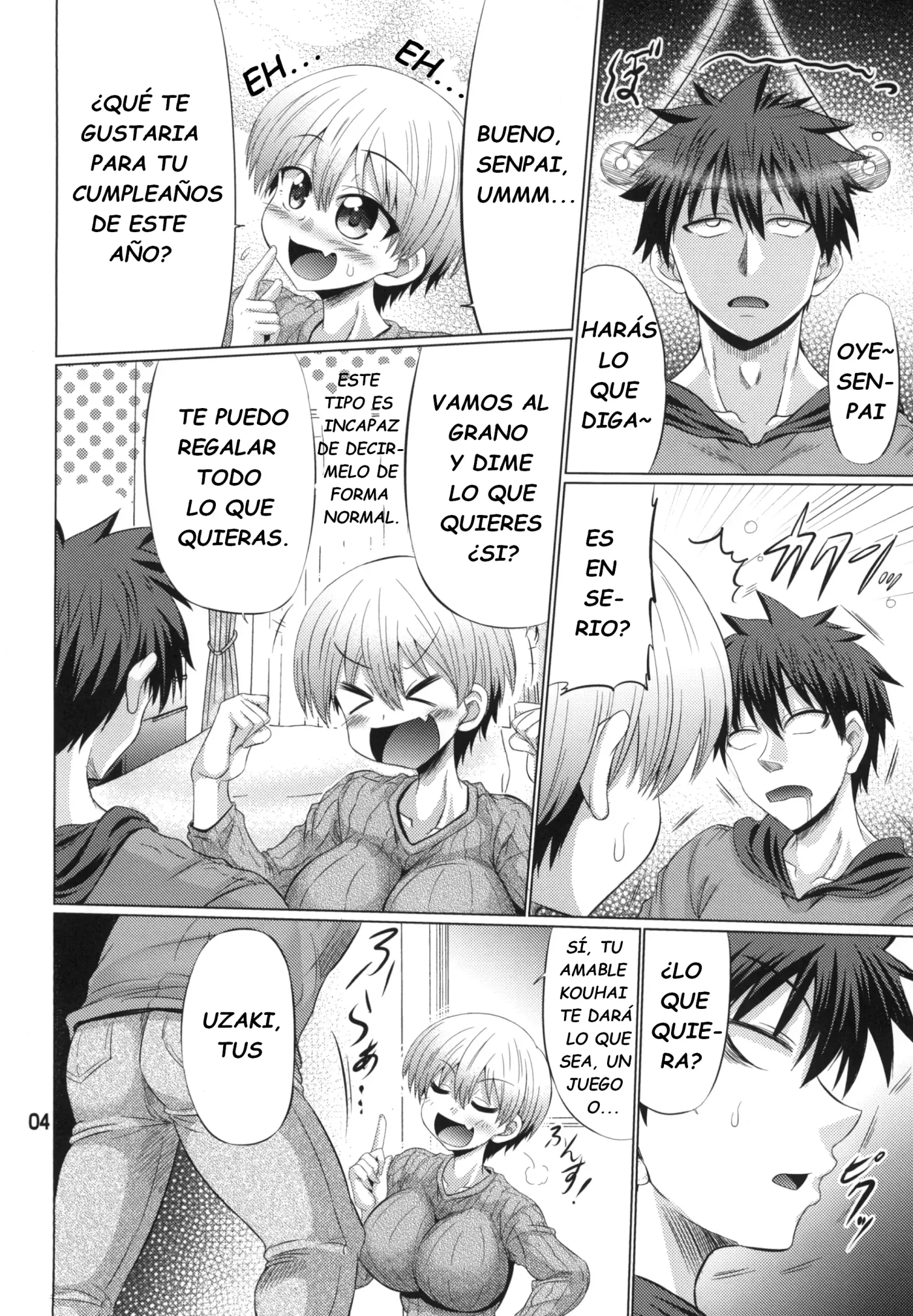 Uzaki-Chan wa sukebe shitai COMPLETO capítulo 1 página 3