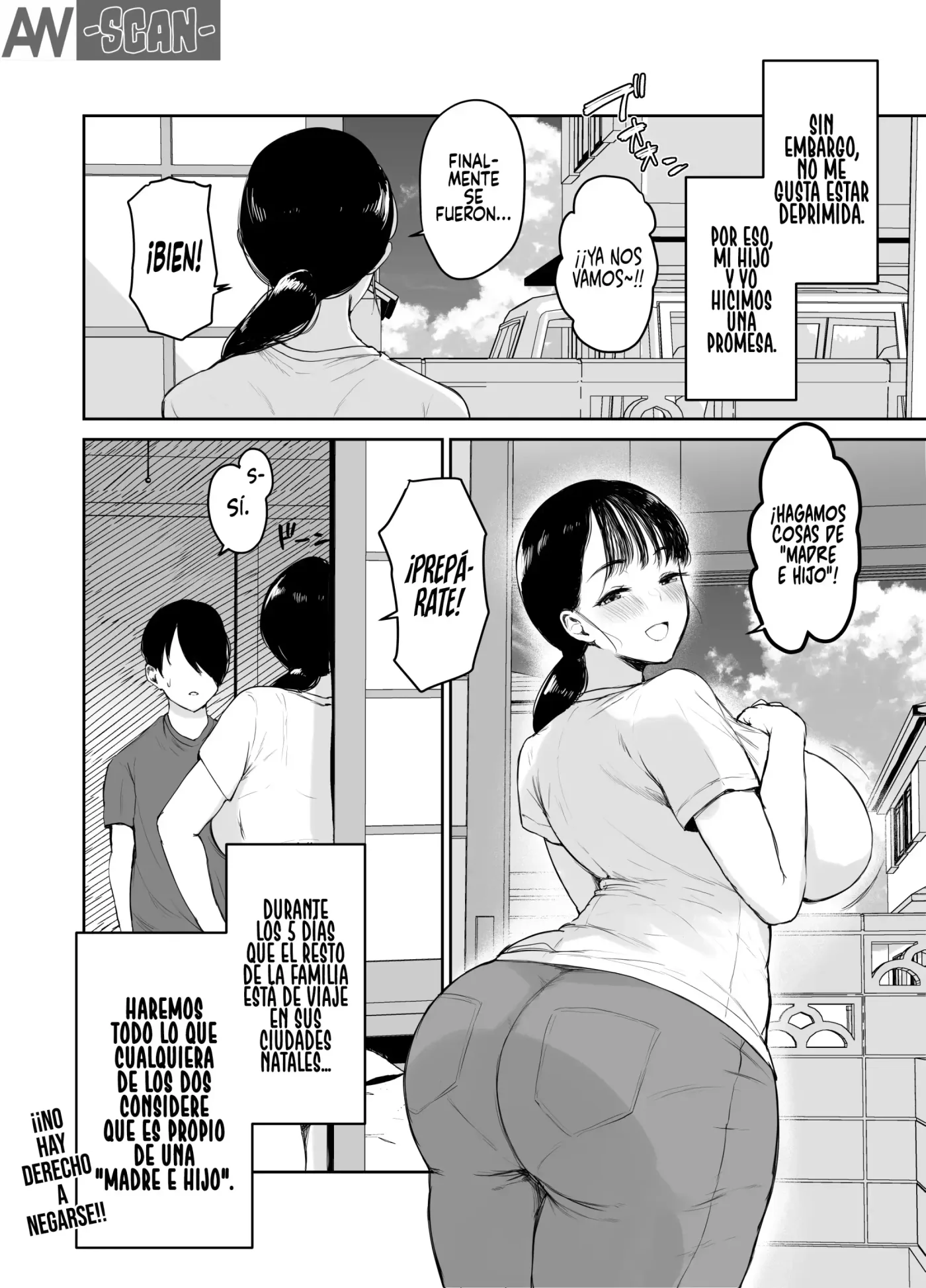 Okaasan ni wa Kore Gurai Shika Dekinaikara | Porque lo unico que puede hacer mi madre es incesto capítulo 1 página 5