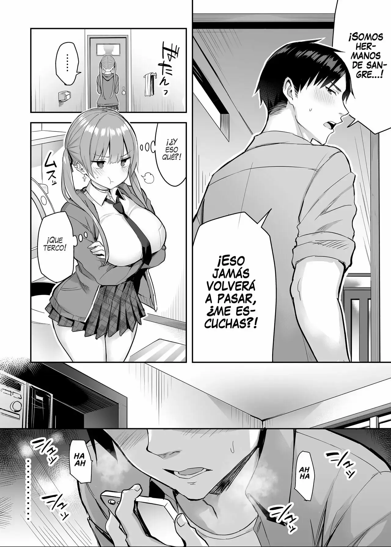 Ichibocchi (Ichinomiya Yuu)] Moto InCha no Kyonyuu Yariman Imouto ga Erosugite, Onii-chan wa Mou...!! 1-3 | ¡¡Mi Hermanita Quien era una Comelibros se Convirtió en una Puta de grandes Tetas...!! 1-4 capítulo 1 página 47