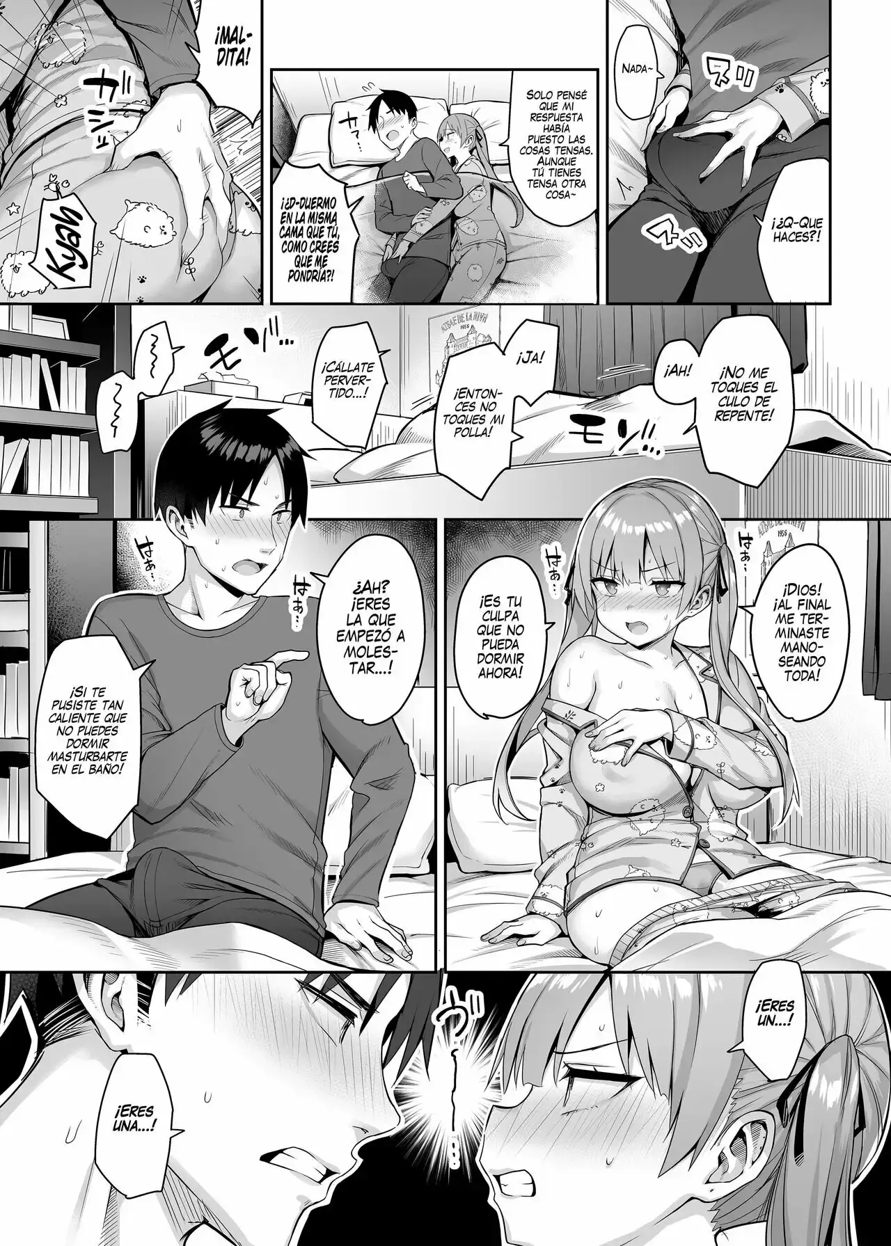 Ichibocchi (Ichinomiya Yuu)] Moto InCha no Kyonyuu Yariman Imouto ga Erosugite, Onii-chan wa Mou...!! 1-3 | ¡¡Mi Hermanita Quien era una Comelibros se Convirtió en una Puta de grandes Tetas...!! 1-4 capítulo 1 página 73