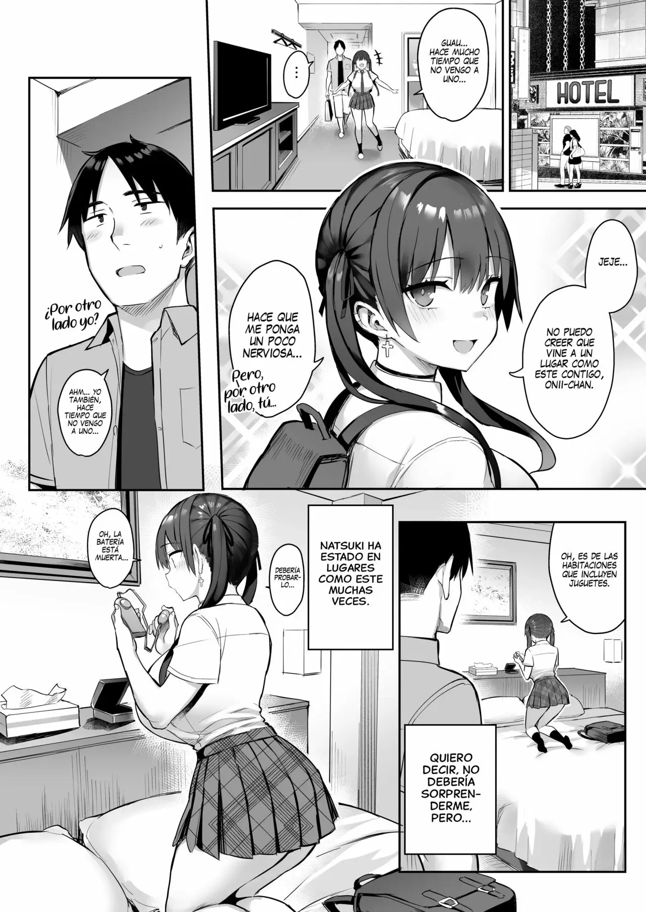 Ichibocchi (Ichinomiya Yuu)] Moto InCha no Kyonyuu Yariman Imouto ga Erosugite, Onii-chan wa Mou...!! 1-3 | ¡¡Mi Hermanita Quien era una Comelibros se Convirtió en una Puta de grandes Tetas...!! 1-4 capítulo 1 página 99