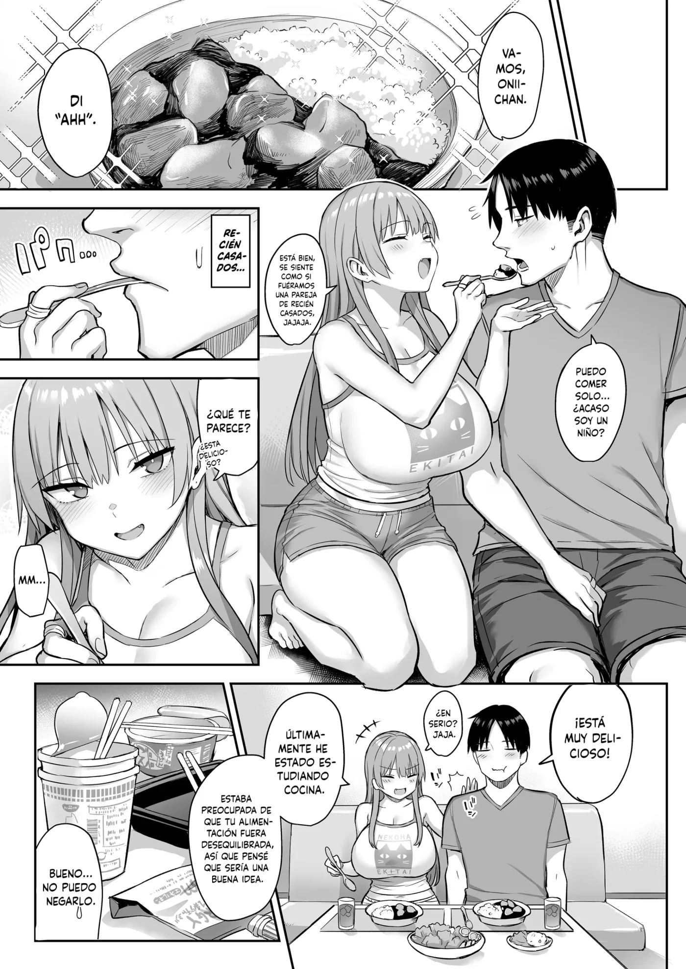 Ichibocchi (Ichinomiya Yuu)] Moto InCha no Kyonyuu Yariman Imouto ga Erosugite, Onii-chan wa Mou...!! 1-3 | ¡¡Mi Hermanita Quien era una Comelibros se Convirtió en una Puta de grandes Tetas...!! 1-4 capítulo 1 página 158