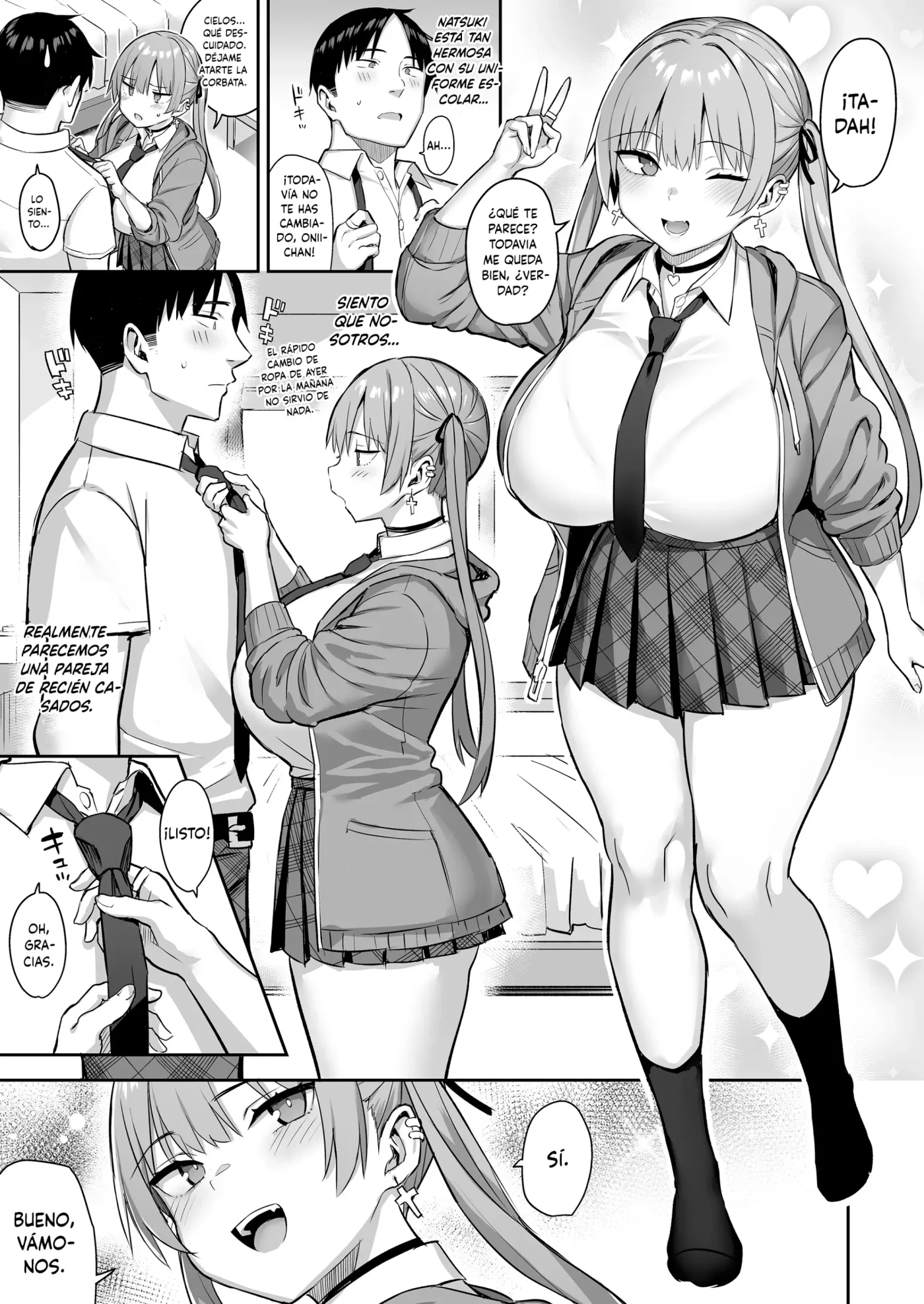 Ichibocchi (Ichinomiya Yuu)] Moto InCha no Kyonyuu Yariman Imouto ga Erosugite, Onii-chan wa Mou...!! 1-3 | ¡¡Mi Hermanita Quien era una Comelibros se Convirtió en una Puta de grandes Tetas...!! 1-4 capítulo 1 página 164