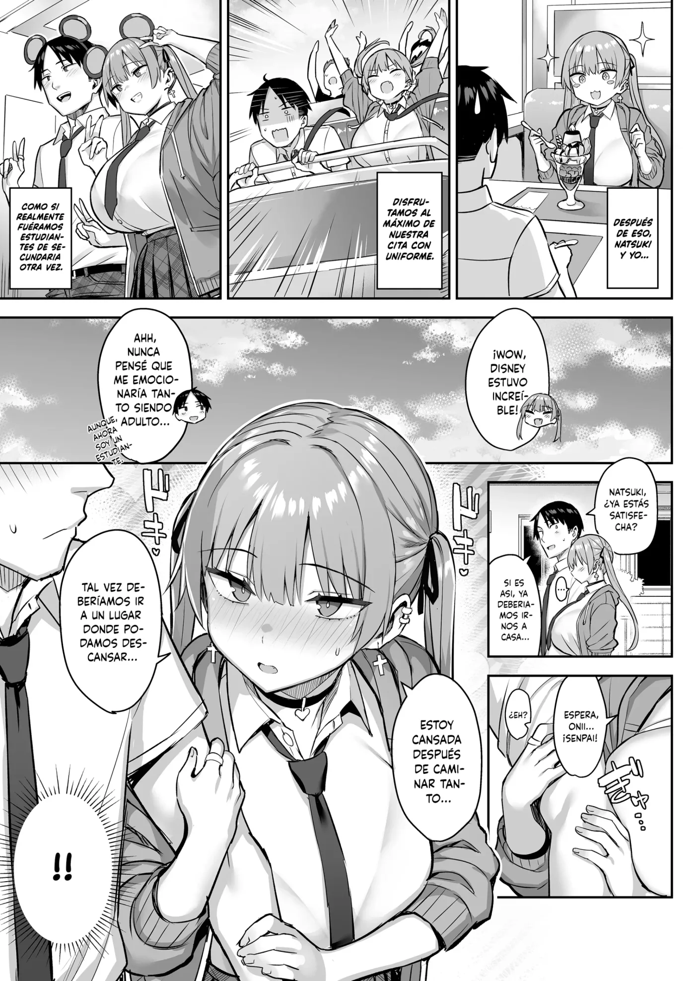 Ichibocchi (Ichinomiya Yuu)] Moto InCha no Kyonyuu Yariman Imouto ga Erosugite, Onii-chan wa Mou...!! 1-3 | ¡¡Mi Hermanita Quien era una Comelibros se Convirtió en una Puta de grandes Tetas...!! 1-4 capítulo 1 página 166