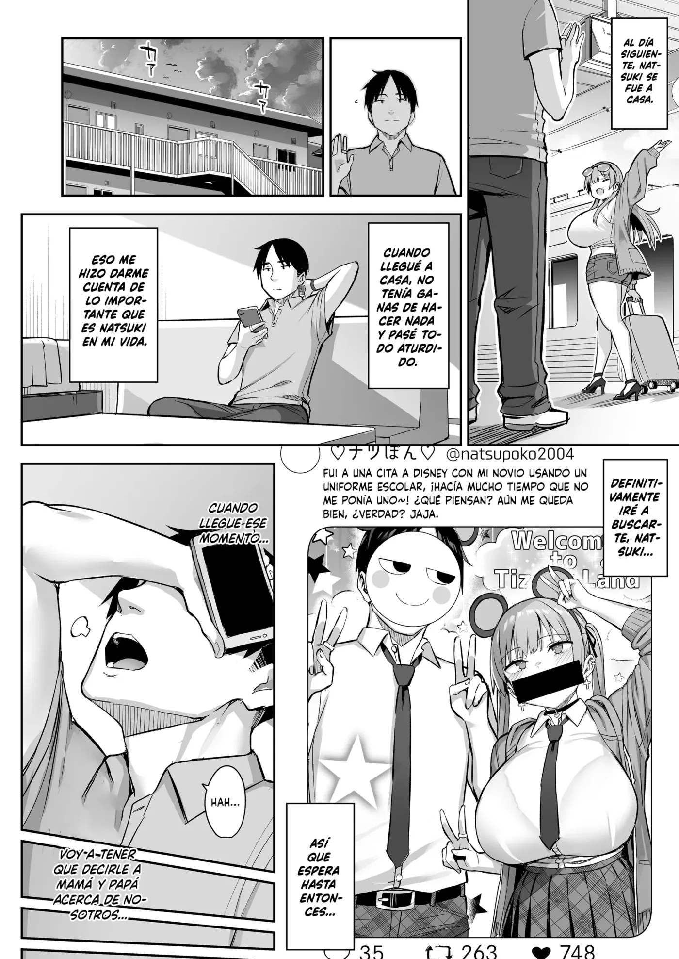 Ichibocchi (Ichinomiya Yuu)] Moto InCha no Kyonyuu Yariman Imouto ga Erosugite, Onii-chan wa Mou...!! 1-3 | ¡¡Mi Hermanita Quien era una Comelibros se Convirtió en una Puta de grandes Tetas...!! 1-4 capítulo 1 página 185