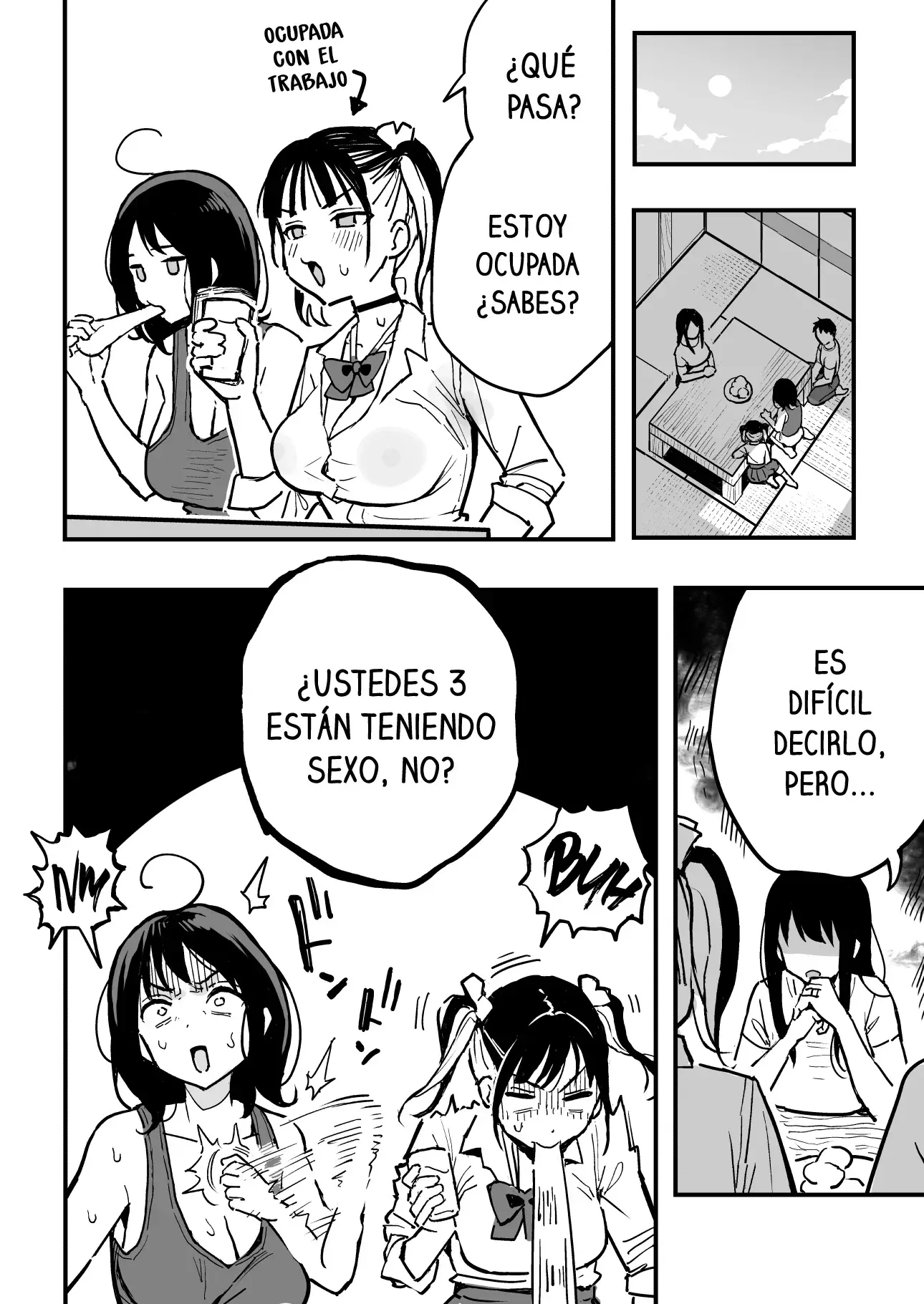 Folla-Amigos con la hermana y mama de mi novia COMPLETO capítulo 1 página 59