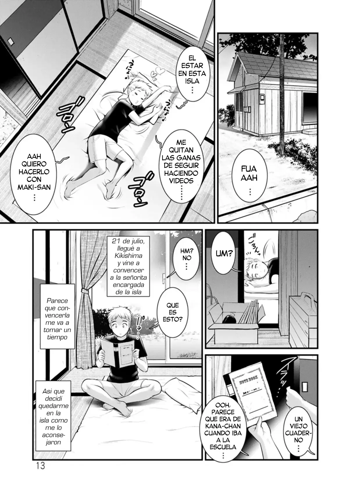 Meshibe no Nomikomi yuku Hate ni • Meshibe no Sakihokoru Shima de 2 | Una Isla donde florecen los Pistilos 2 capítulo 1 página 13
