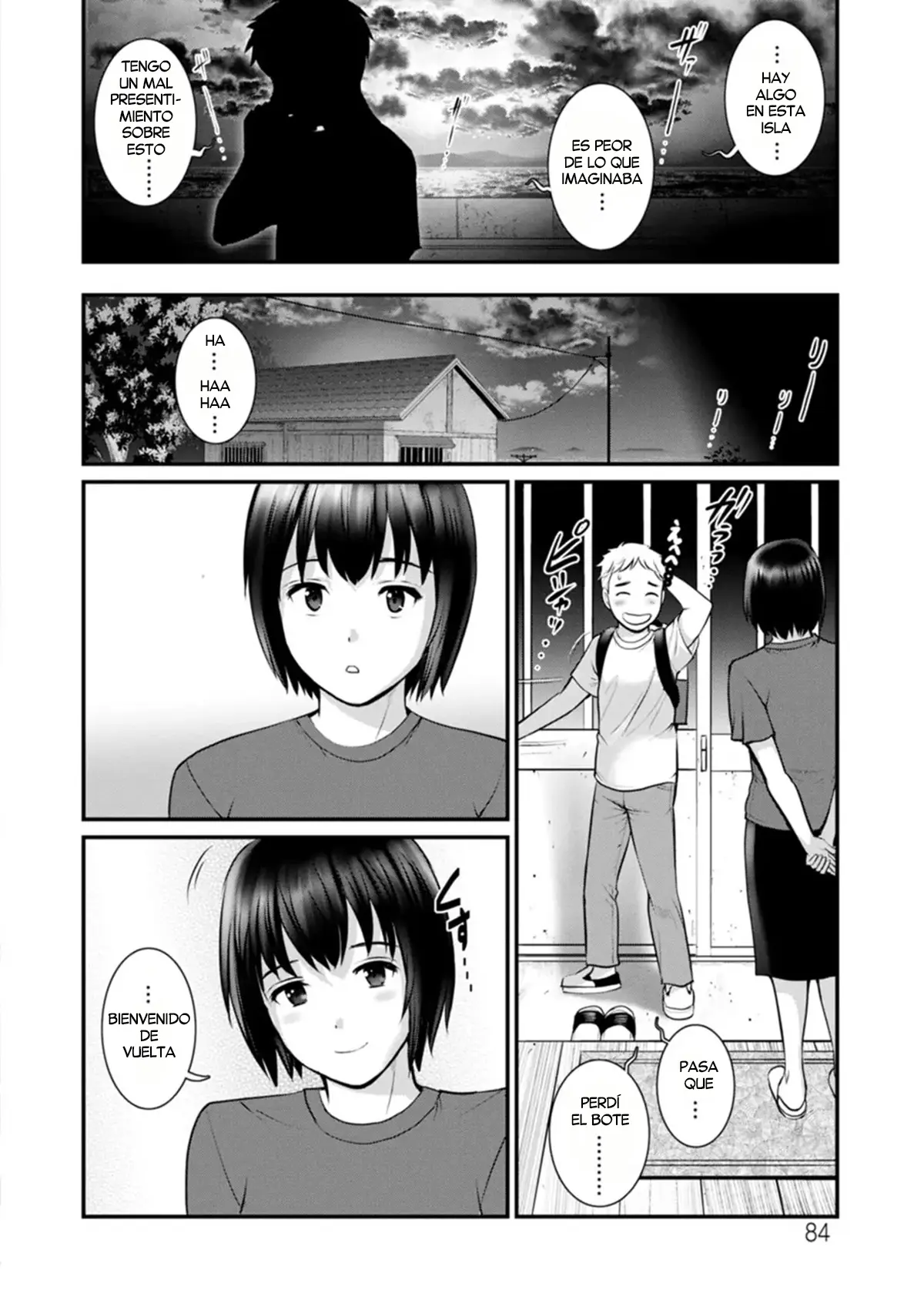 Meshibe no Nomikomi yuku Hate ni • Meshibe no Sakihokoru Shima de 2 | Una Isla donde florecen los Pistilos 2 capítulo 1 página 84