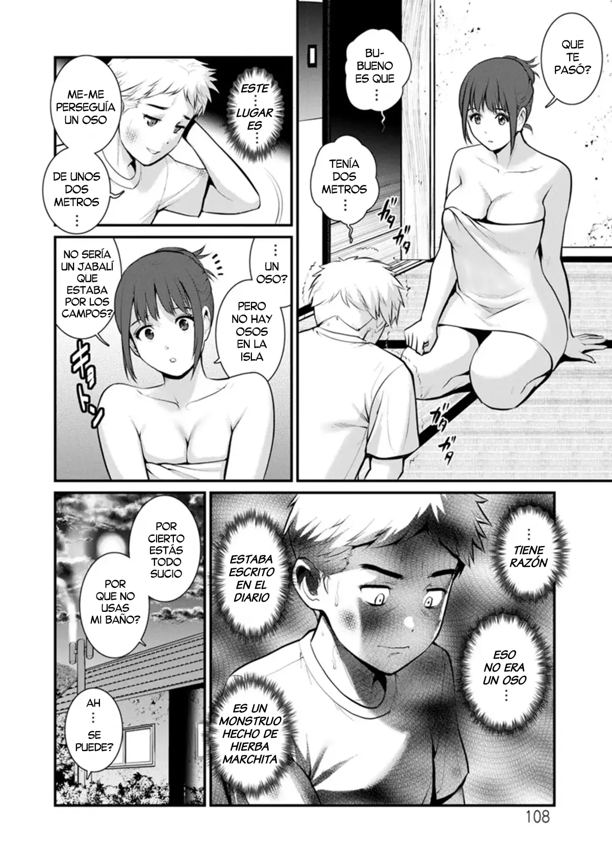 Meshibe no Nomikomi yuku Hate ni • Meshibe no Sakihokoru Shima de 2 | Una Isla donde florecen los Pistilos 2 capítulo 1 página 108