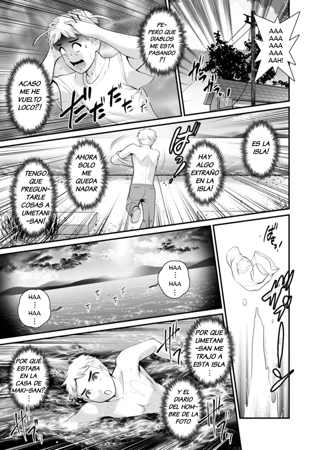Meshibe no Nomikomi yuku Hate ni • Meshibe no Sakihokoru Shima de 2 | Una Isla donde florecen los Pistilos 2 capítulo 1 página 129
