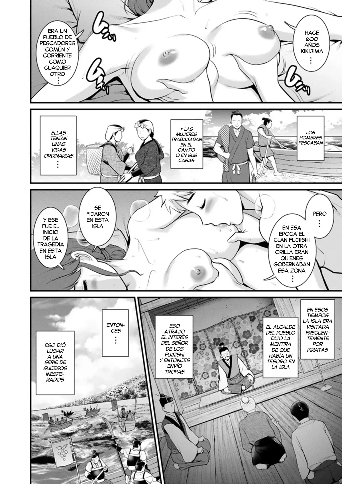 Meshibe no Nomikomi yuku Hate ni • Meshibe no Sakihokoru Shima de 2 | Una Isla donde florecen los Pistilos 2 capítulo 1 página 146
