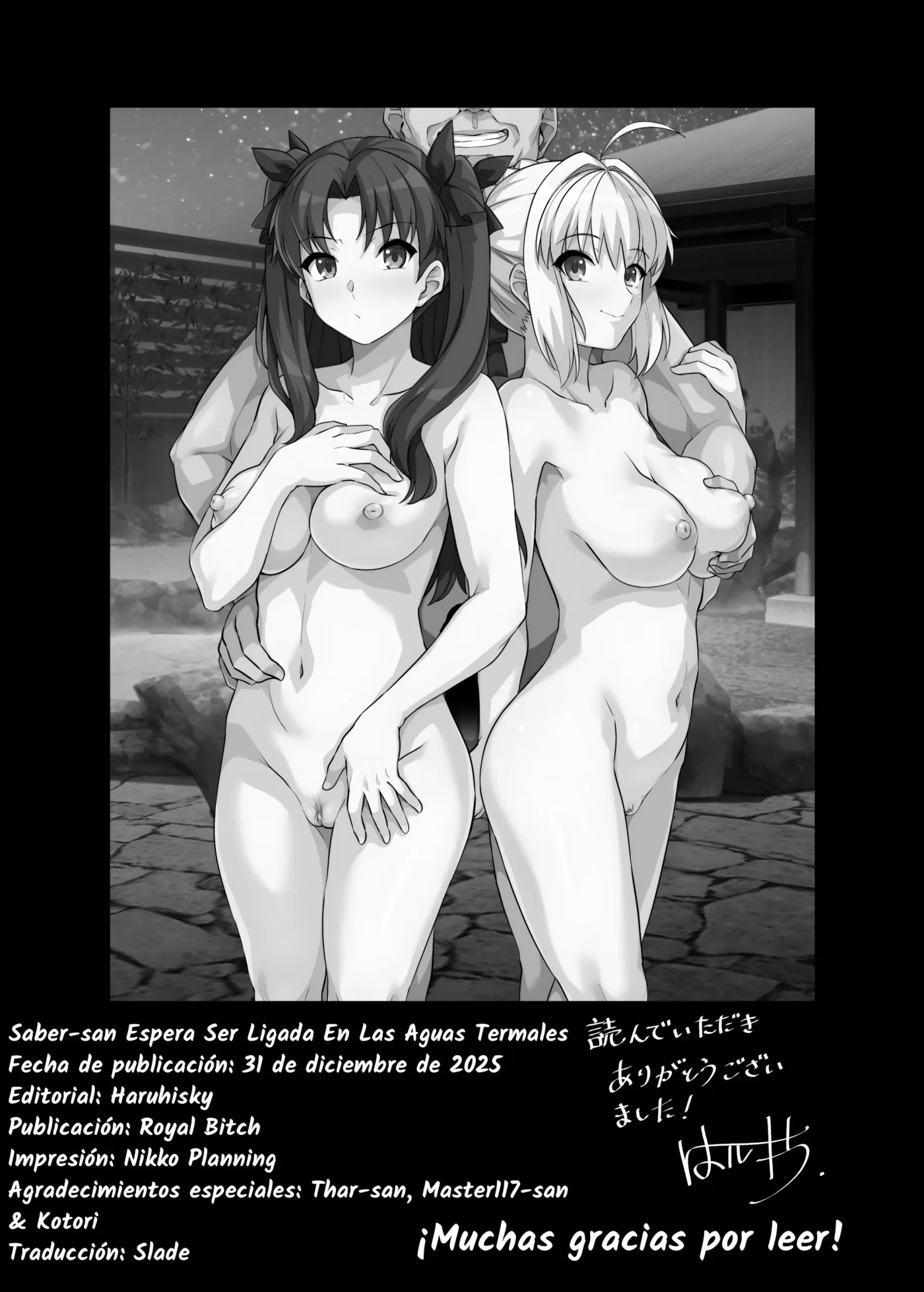 Saber-san Yarimoku Nanpamachi Onsen Hen - Saber-san Espera Ser Ligada En Las Aguas Termales capítulo 1 página 38