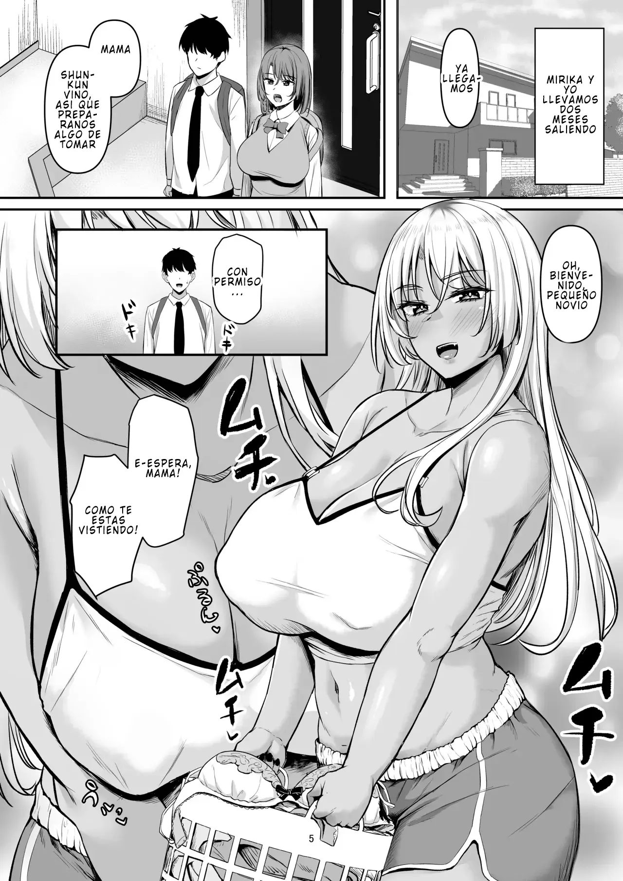 Mi madre tiene un deseo sexual extremadamente fuerte. capítulo 1 página 4
