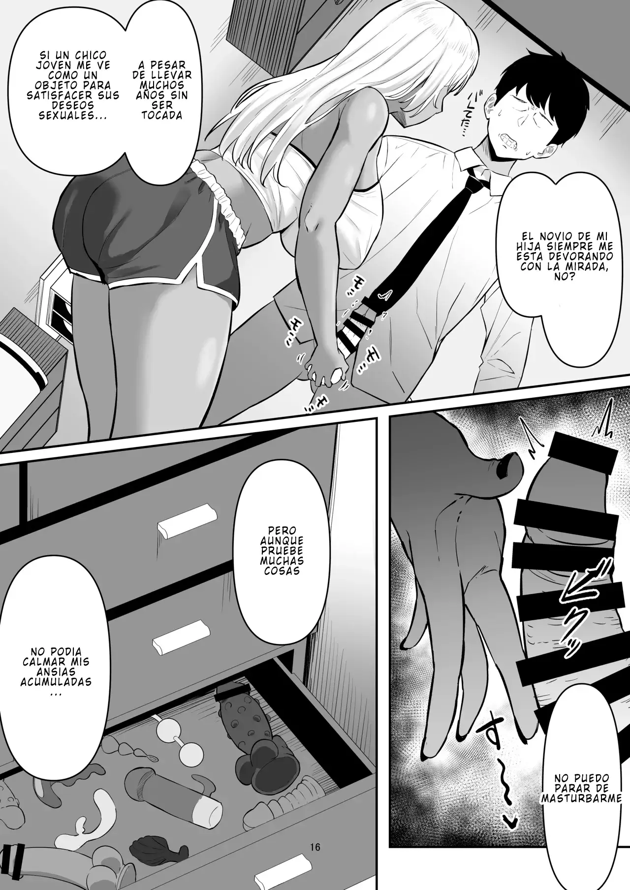 Mi madre tiene un deseo sexual extremadamente fuerte. capítulo 1 página 15