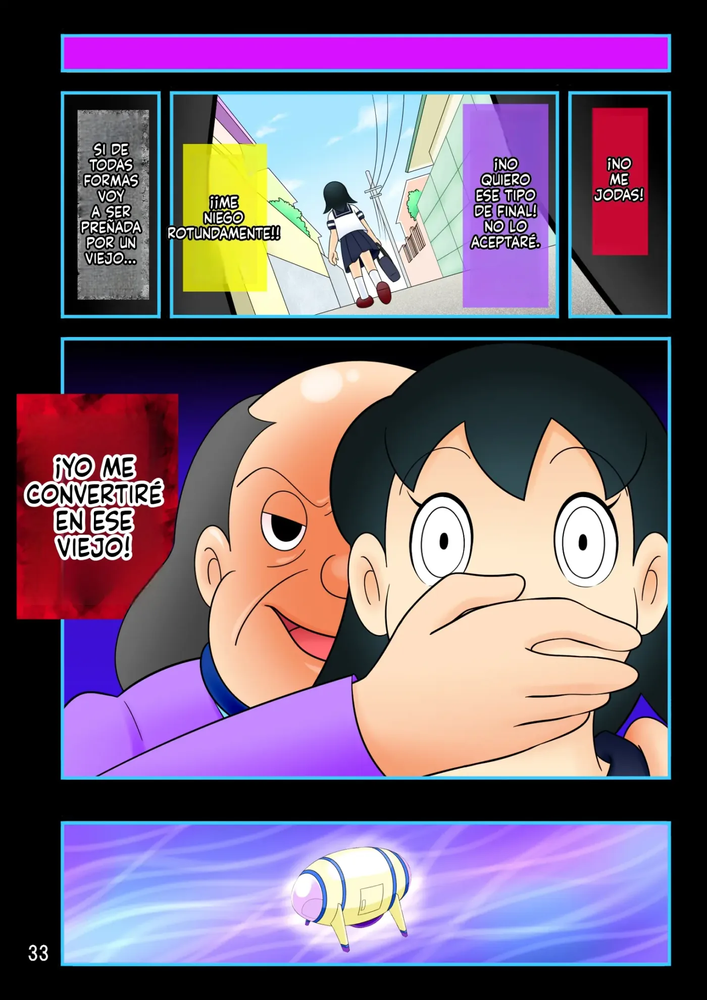 Desire Release Time Machine [Edición Mizuka-chan] Una hermosa niña que está destinada a ser impregnada por un tío capítulo 1 página 33