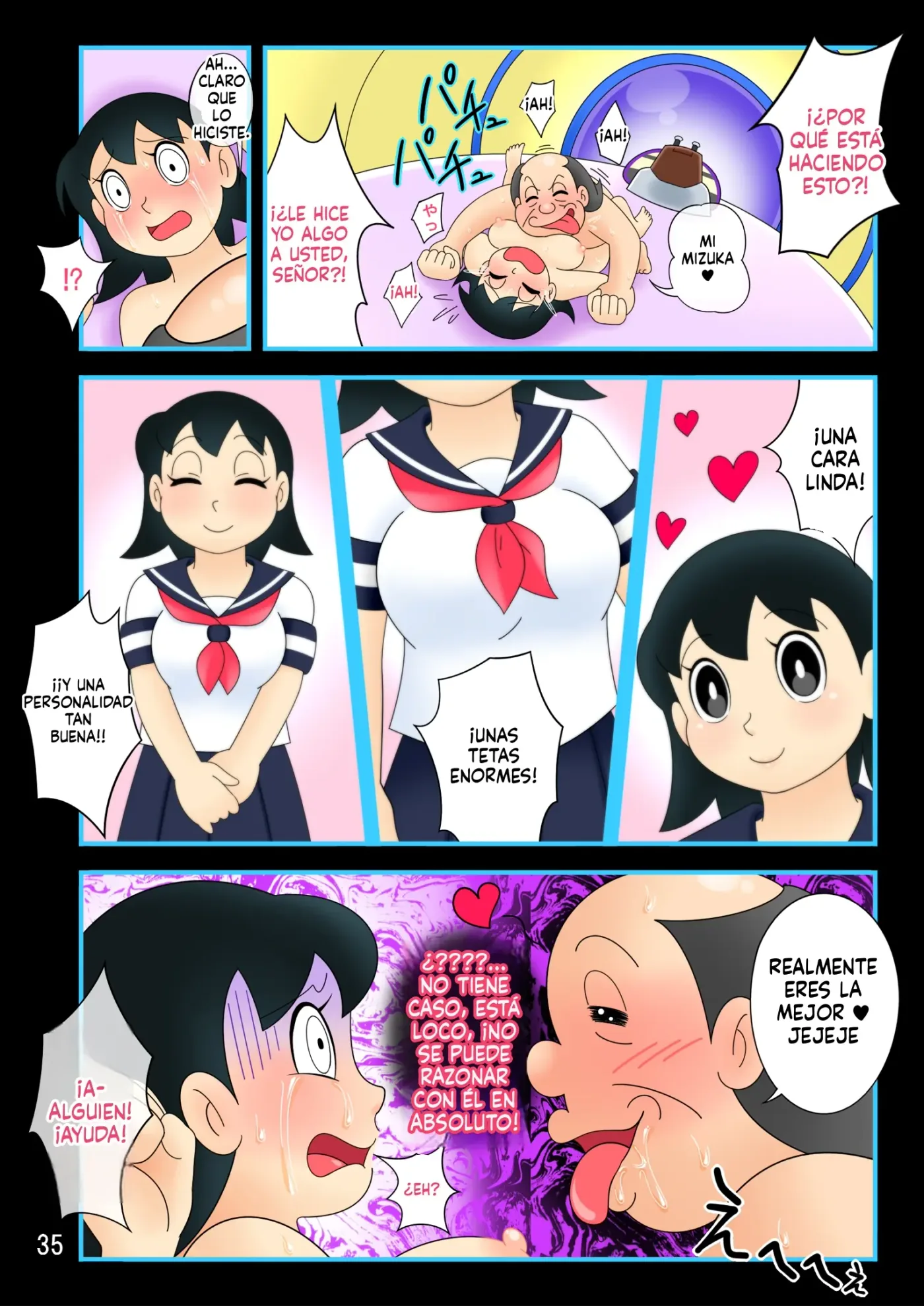 Desire Release Time Machine [Edición Mizuka-chan] Una hermosa niña que está destinada a ser impregnada por un tío capítulo 1 página 35