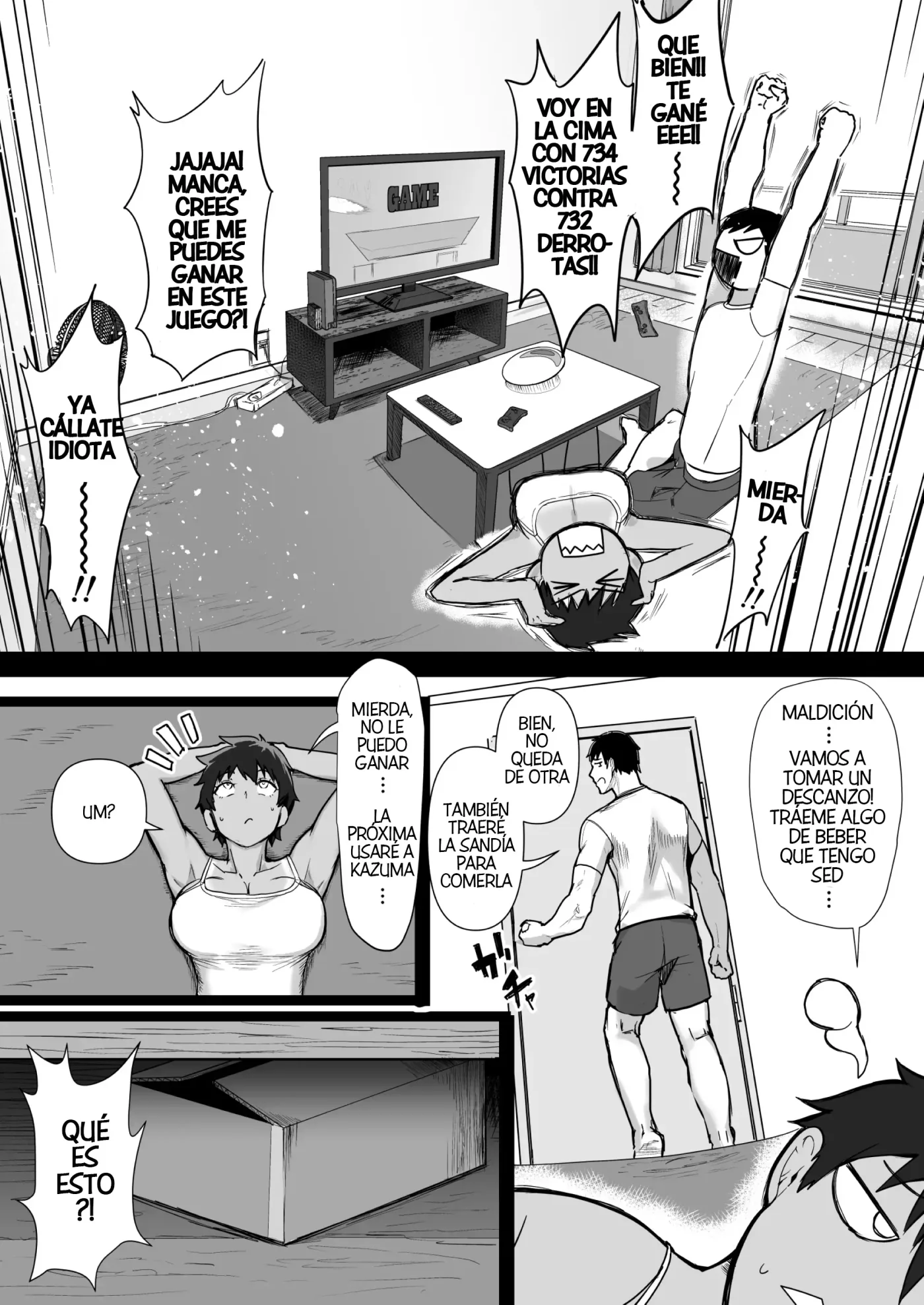 Boish de Takashinchou na Kasshoku Oreko-domo to Ase-mure Icharabu Ecchi Shimakuru Hon | Teniendo un monton de sexo sudoroso y apasionado con mi enorme, bronceada y marimacha amiga de la infancia capítulo 1 página 4