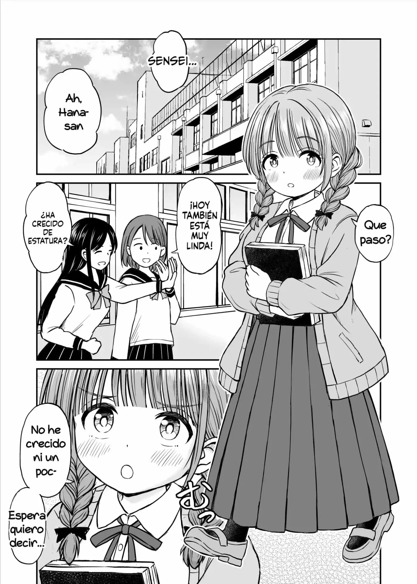 Anmari Sensei o Ijimenaide Kudasai… ~Dougan de Kyonyuu de Yasashii Hanasaki Sensei no Kokoro ga Kowareta Hi~ | El día que el corazon de la dulce Profesora Hanasaki fue corrompido capítulo 1 página 3