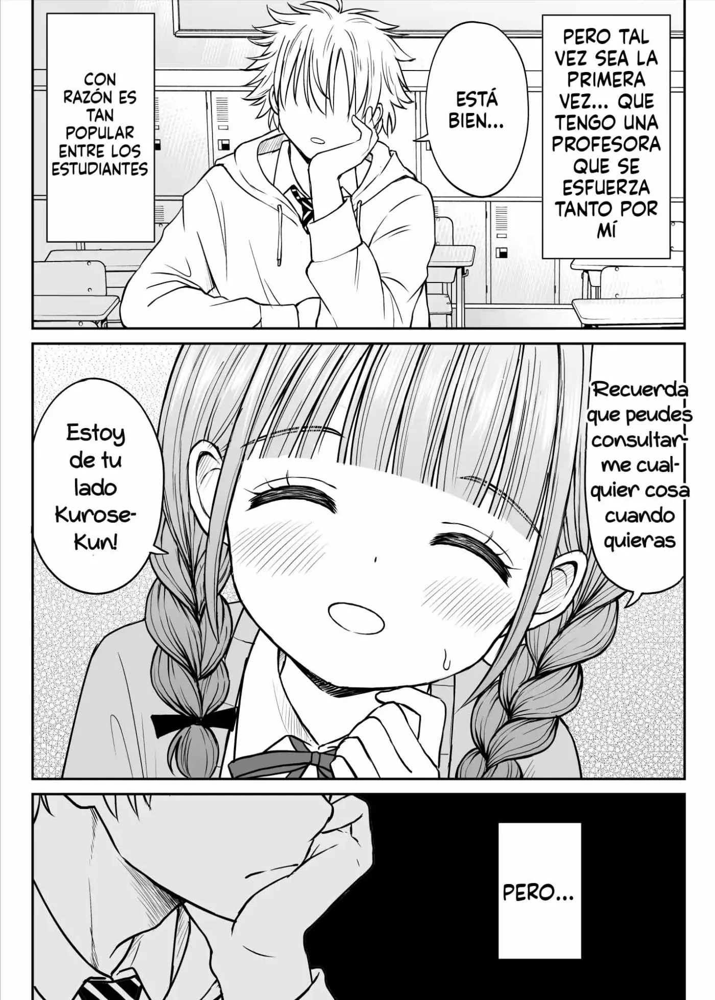Anmari Sensei o Ijimenaide Kudasai… ~Dougan de Kyonyuu de Yasashii Hanasaki Sensei no Kokoro ga Kowareta Hi~ | El día que el corazon de la dulce Profesora Hanasaki fue corrompido capítulo 1 página 12