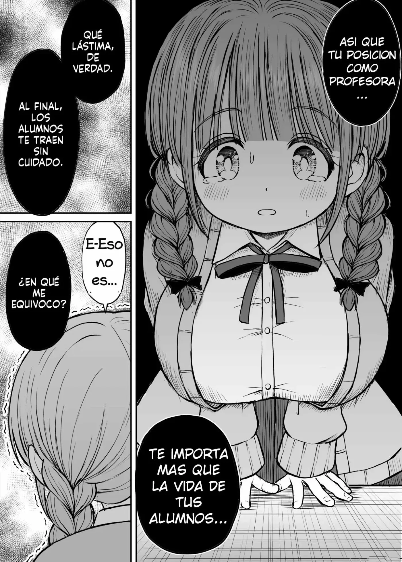 Anmari Sensei o Ijimenaide Kudasai… ~Dougan de Kyonyuu de Yasashii Hanasaki Sensei no Kokoro ga Kowareta Hi~ | El día que el corazon de la dulce Profesora Hanasaki fue corrompido capítulo 1 página 19
