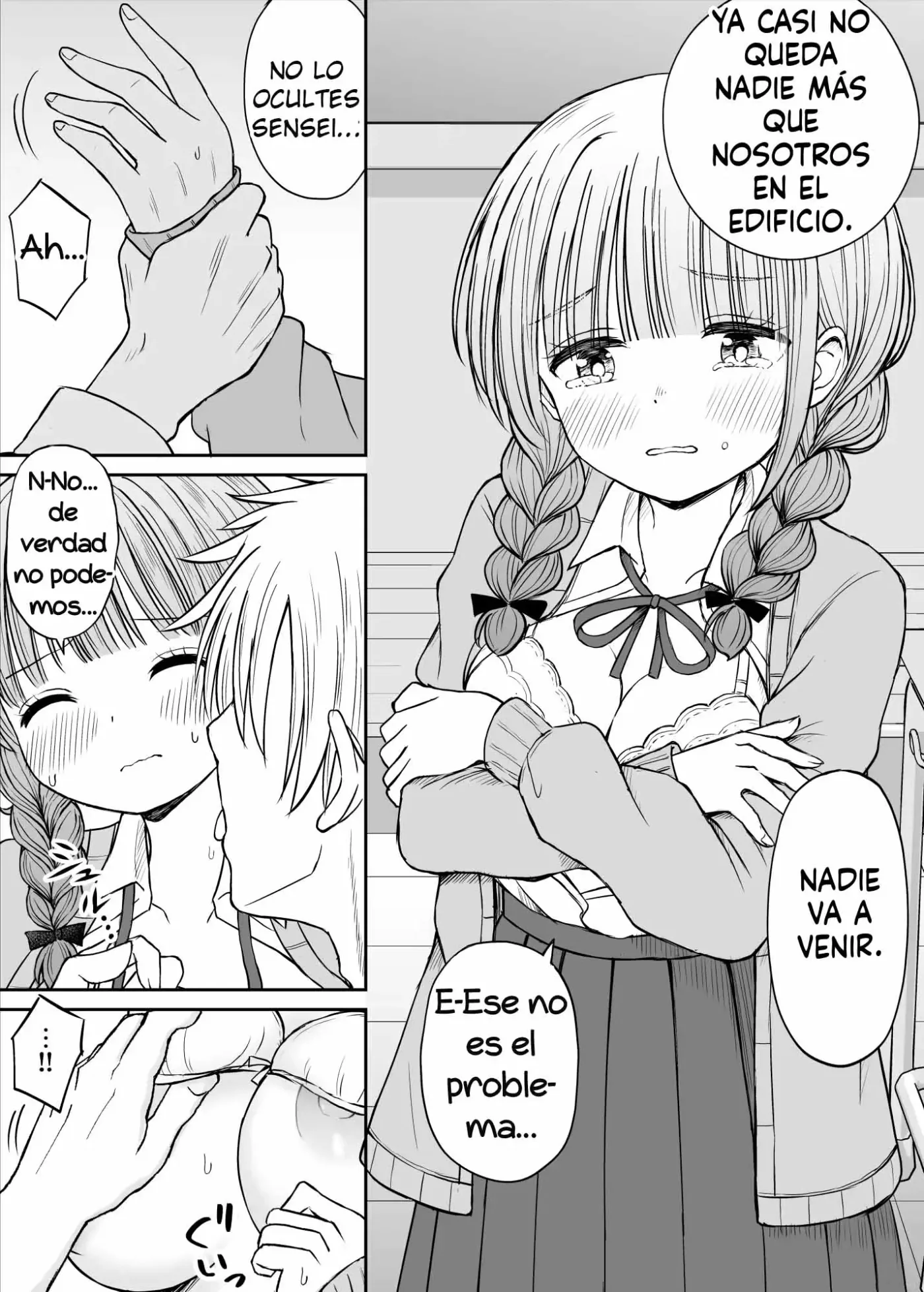 Anmari Sensei o Ijimenaide Kudasai… ~Dougan de Kyonyuu de Yasashii Hanasaki Sensei no Kokoro ga Kowareta Hi~ | El día que el corazon de la dulce Profesora Hanasaki fue corrompido capítulo 1 página 27