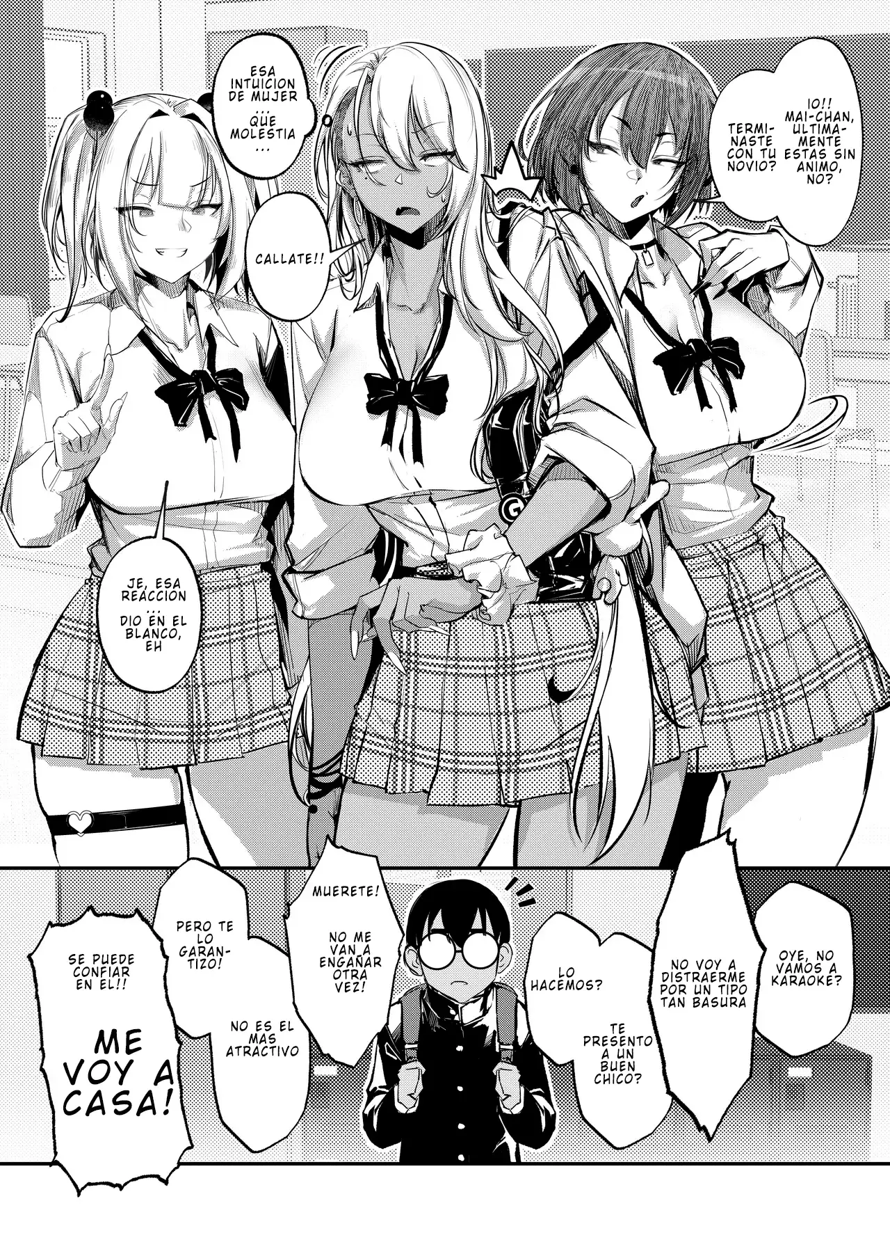 Poniendo en su sitio a la gyaru atrevida 3 capítulo 1 página 8