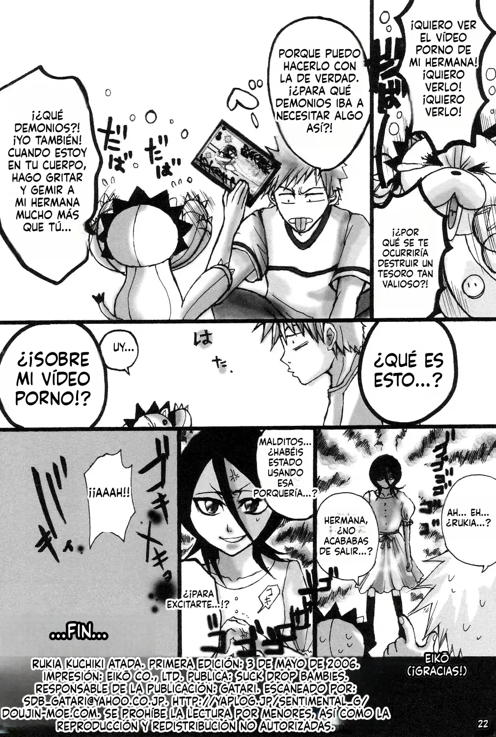 Kuchiki Rukia Kinbaku capítulo 1 página 21