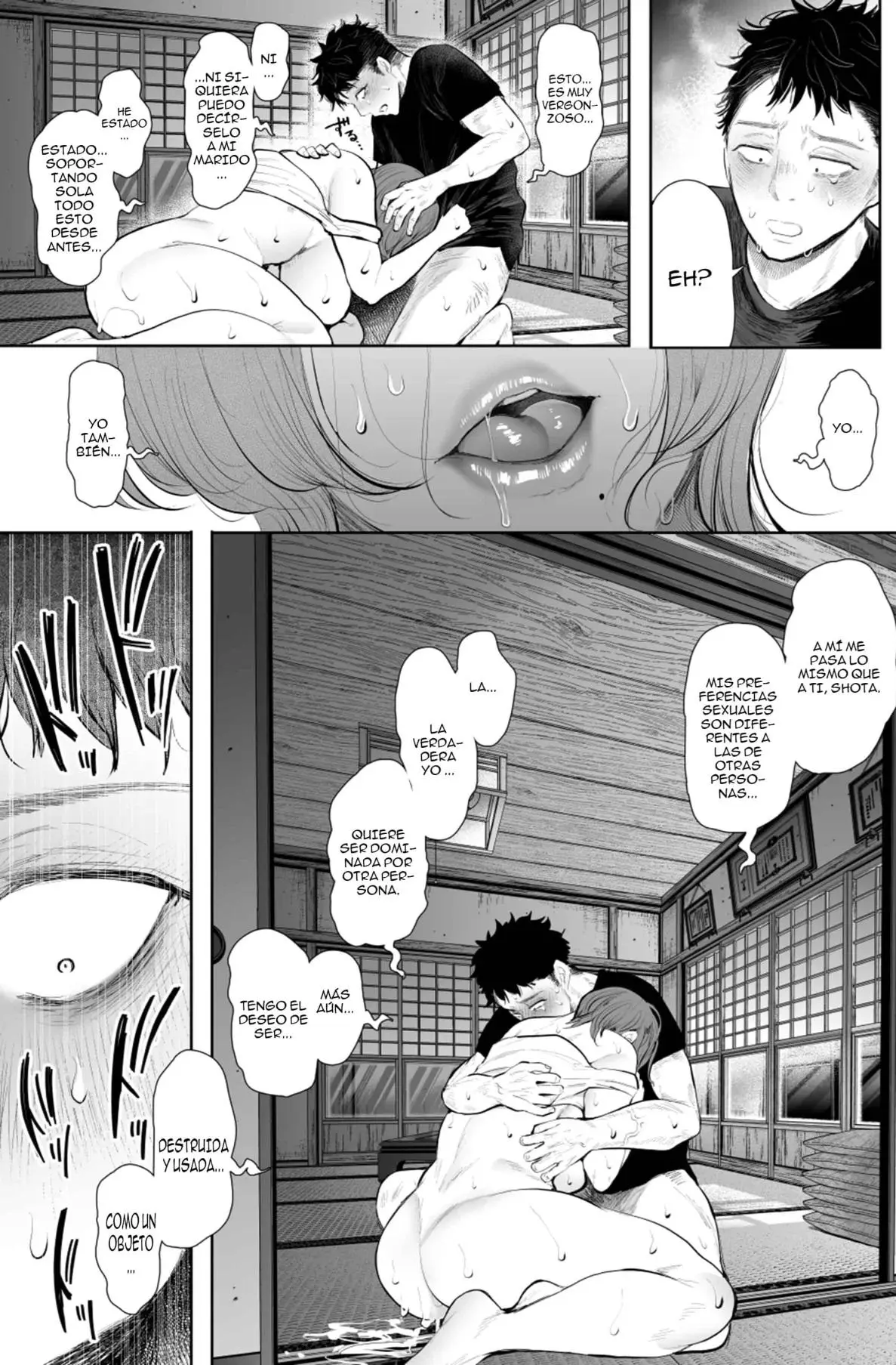 El Deseo Secreto entre mi Tia y Yo | Ore to Oba to no Himeyakana Yokubou capítulo 1 página 36