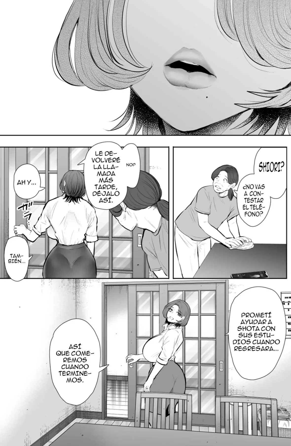El Deseo Secreto entre mi Tia y Yo | Ore to Oba to no Himeyakana Yokubou capítulo 1 página 76