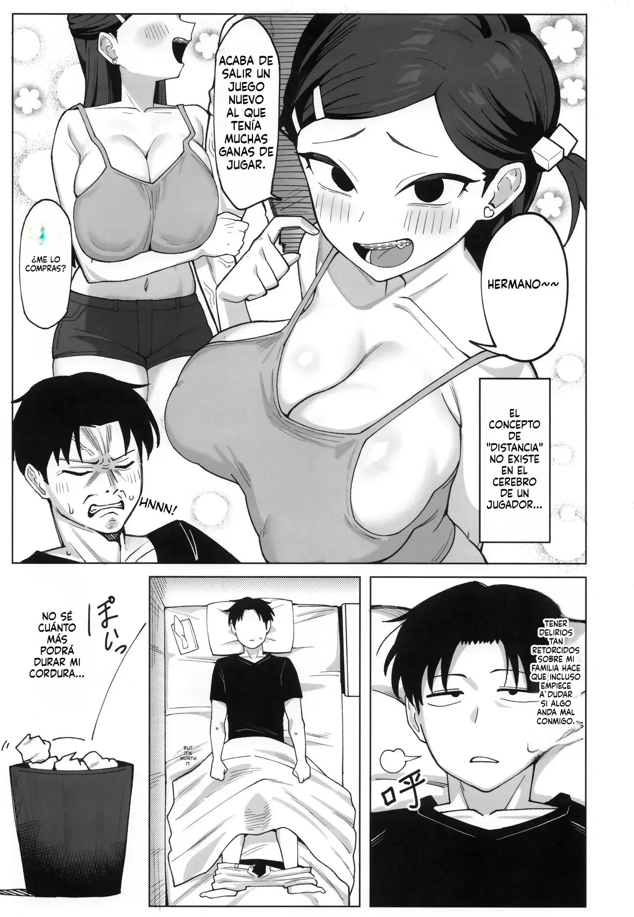 Couldn't resist step-sister who doesn't understand personal space capítulo 1 página 4