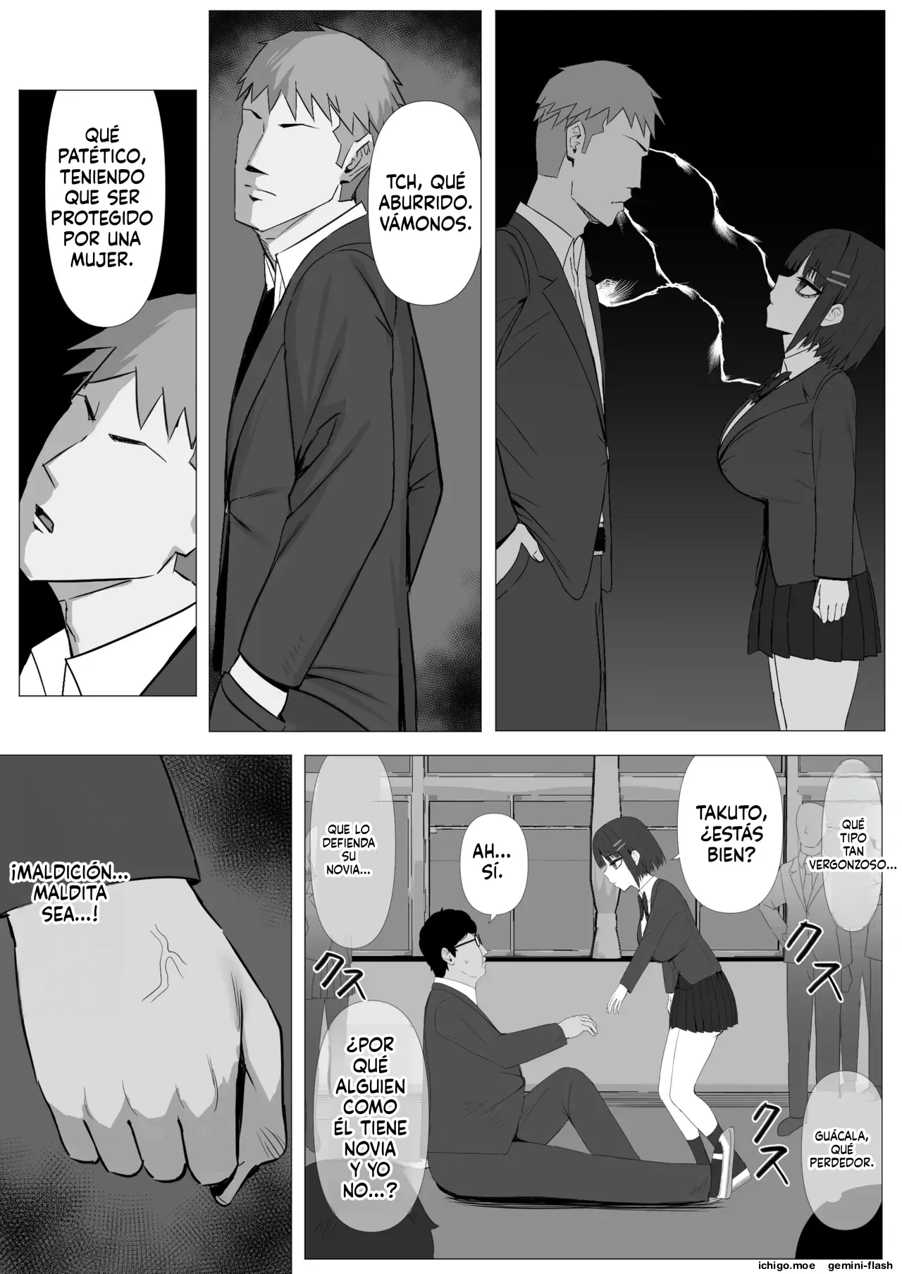 Muhyoujou Osananajimi ga Kimo Ota ni Ubawarete Love Love Berochuu Ecchi Shiteita 1 (Spanish) MTL capítulo 1 página 5