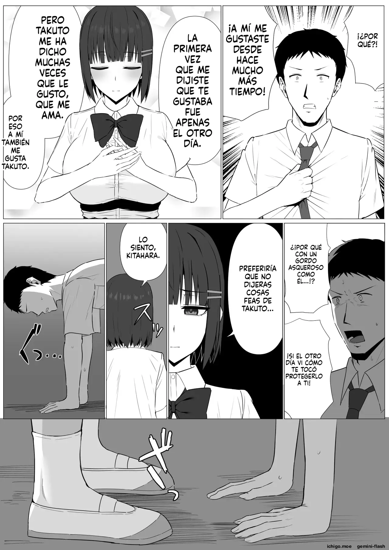Muhyoujou Osananajimi ga Kimo Ota ni Ubawarete Love Love Berochuu Ecchi Shiteita 1 (Spanish) MTL capítulo 1 página 30